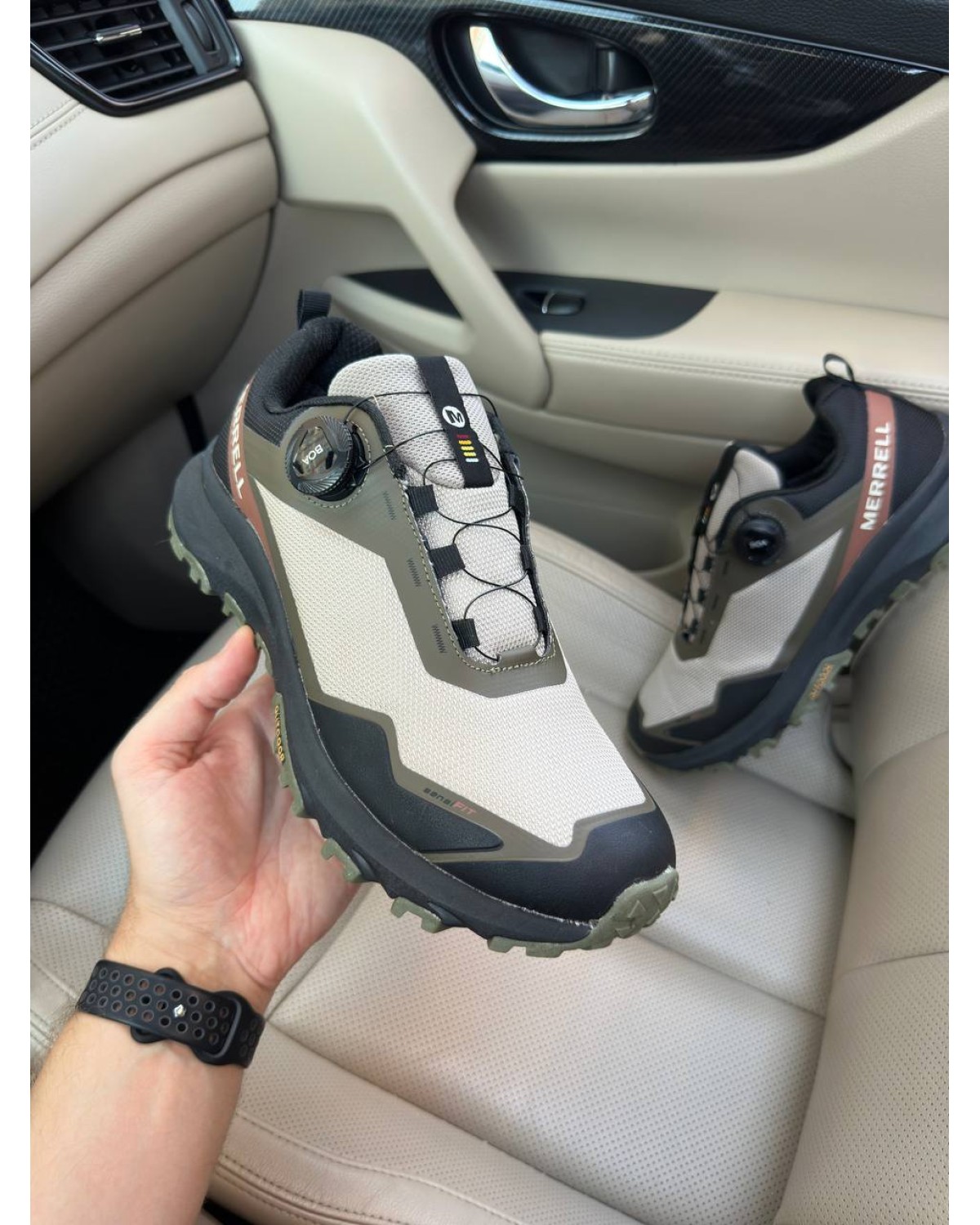 Merrell Shimano BOA Beige Black Khaki Merrell Shimano BOA Beige Black Khaki