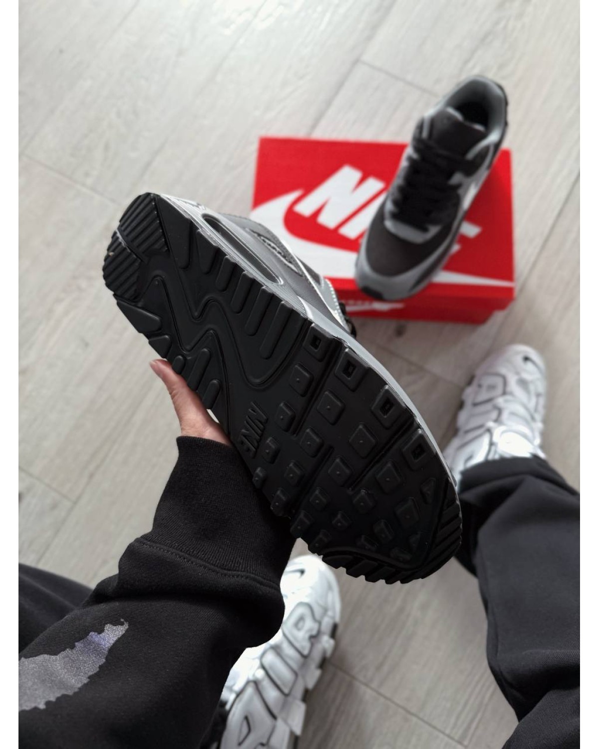 Nike Air Max 90 Gore-Tex Shoes Grey/Black Nike Air Max 90 Gore-Tex Shoes Grey/Black