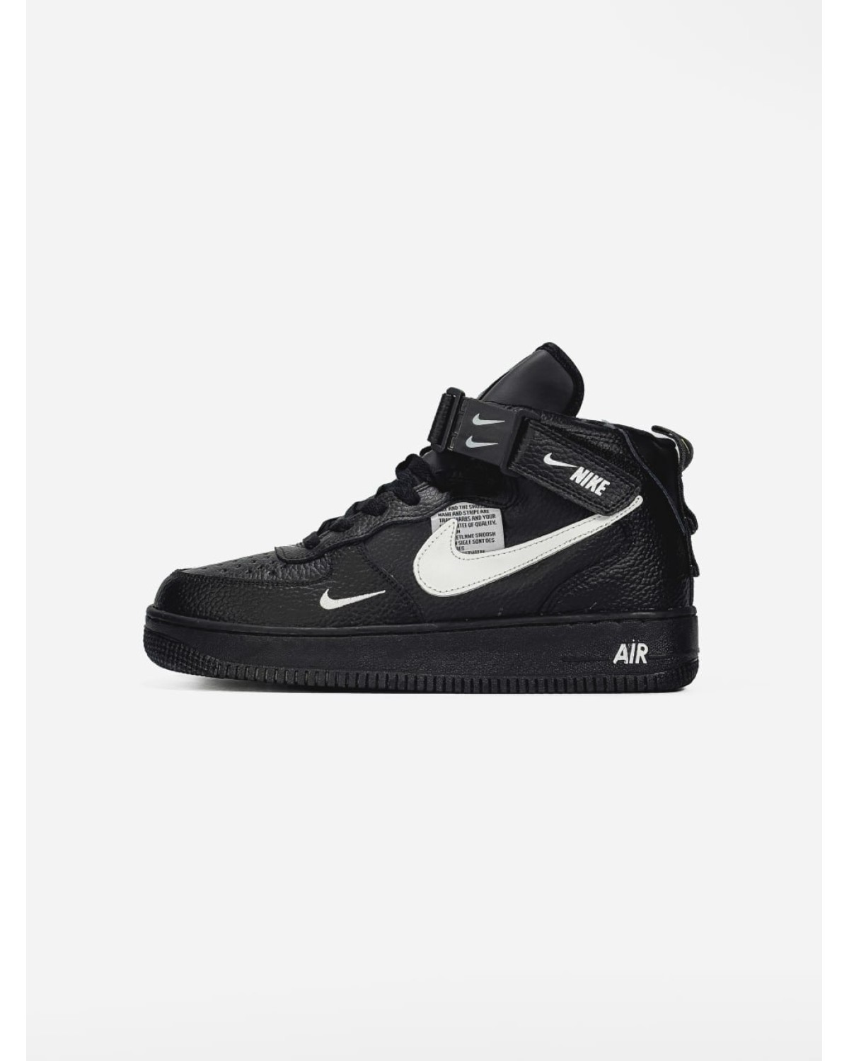 Nike Air Force 1 Hight Black /White Fur