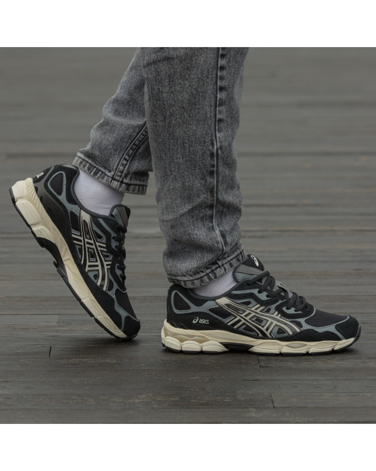 Asics Gel-NYC Black Beige Asics Gel-NYC Black Beige