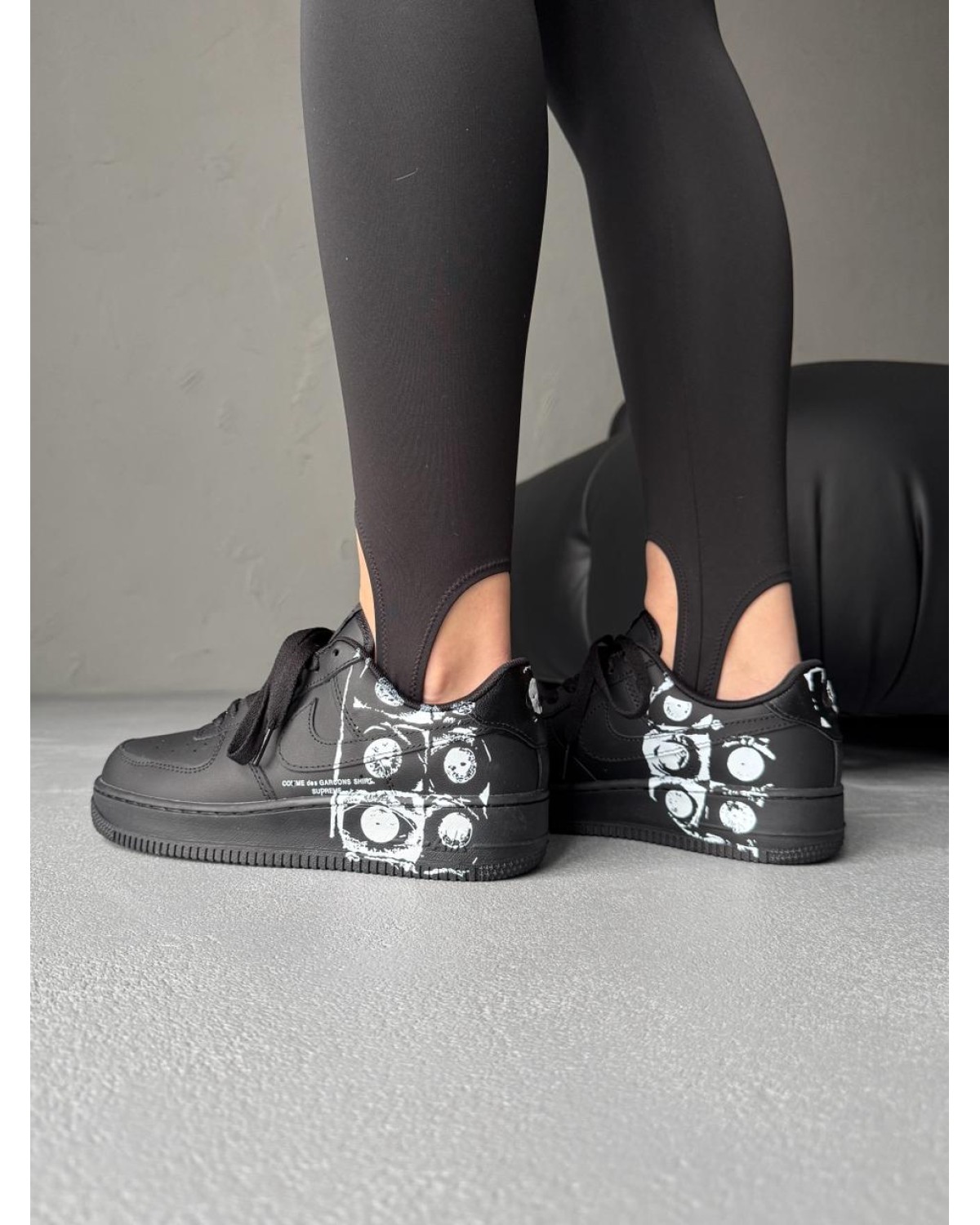 Nike Air Force 1 Low х  Comme des Garçons Supreme Black