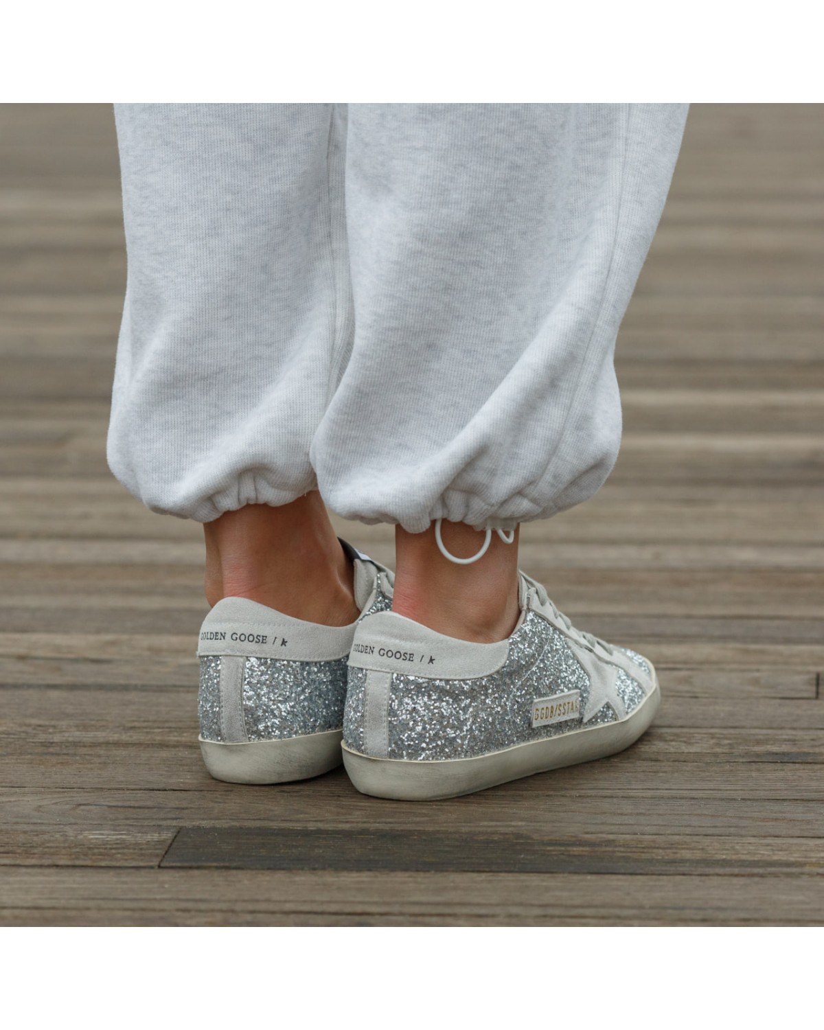 Golden Goose Silver Grey