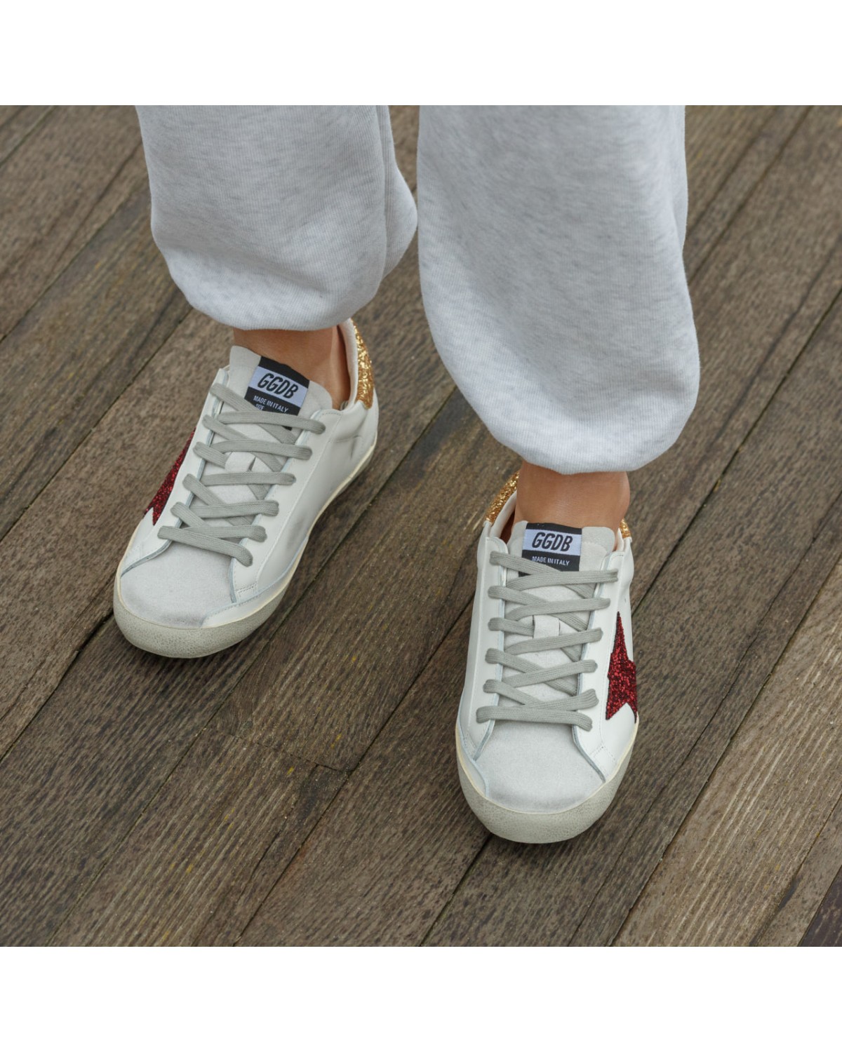 Golden Goose White Burgundy