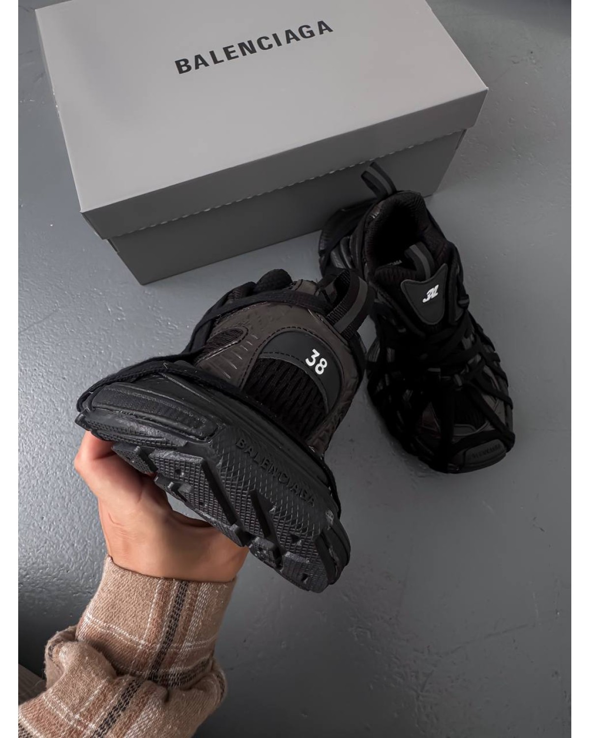 Balenciaga 3XL Extreme Lace Black/Brown