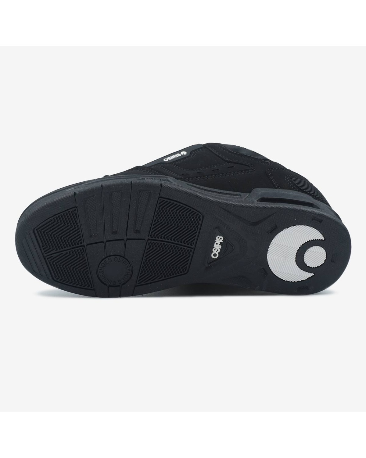 Osiris Peril Black White Laces