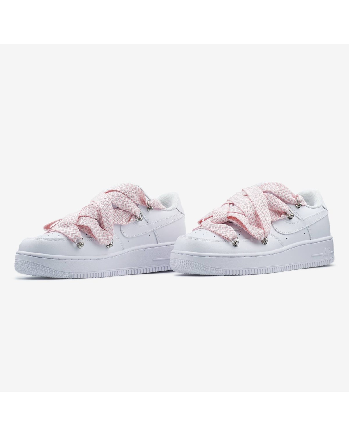 Nike Air Force 1 Low Custom Lanvin Laces Pink