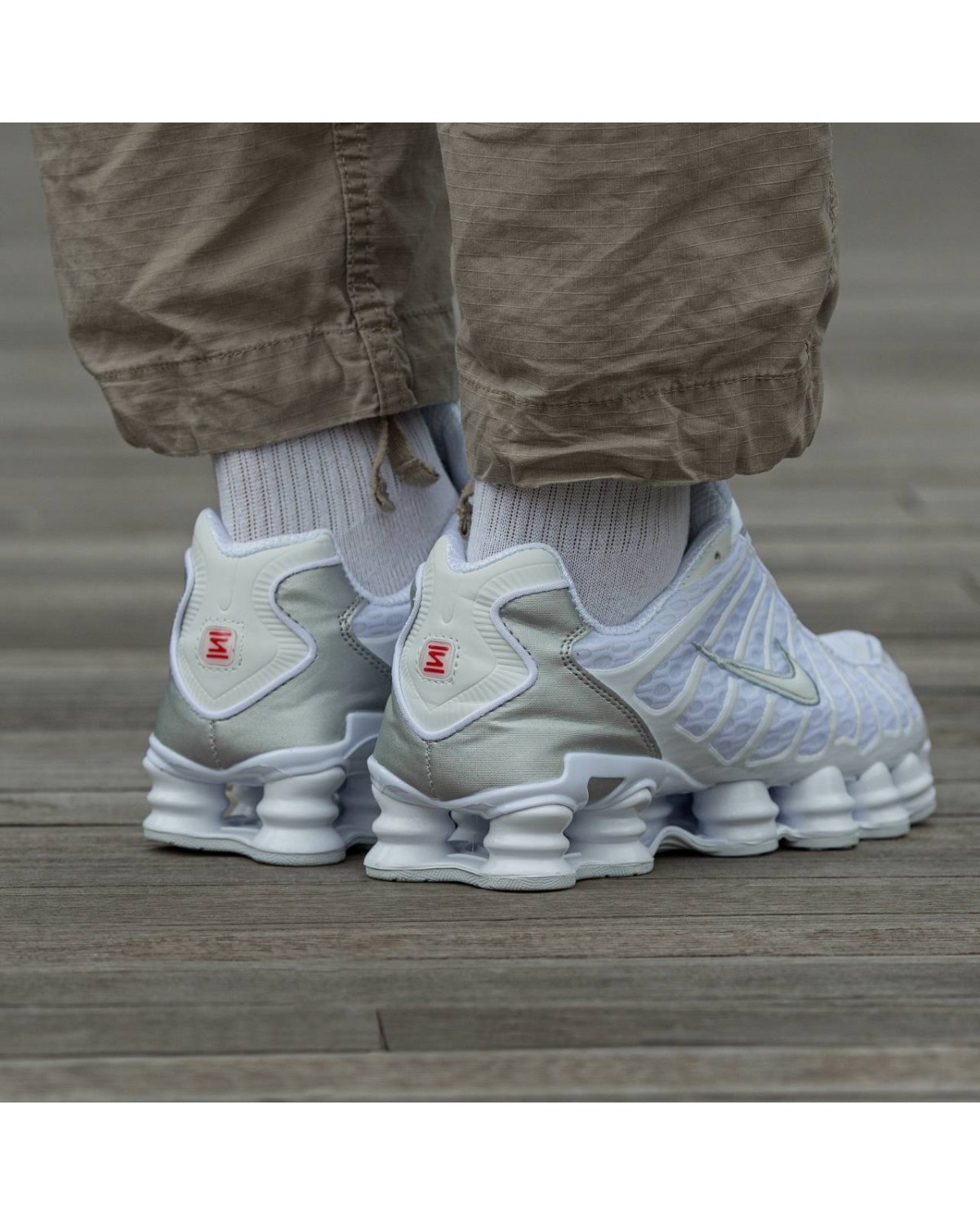 Nike Shox TL White Silver Nike Shox TL White Silver