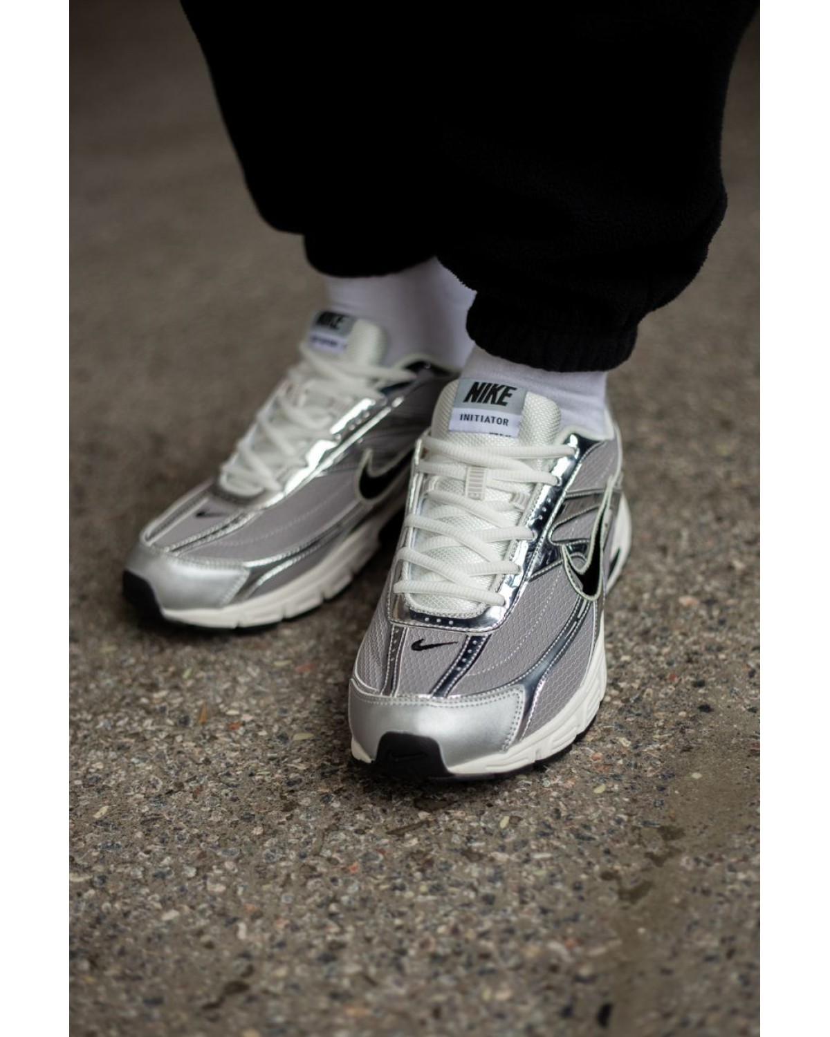 Nike Initiator Silver/White/Black Nike Initiator Silver/White/Black