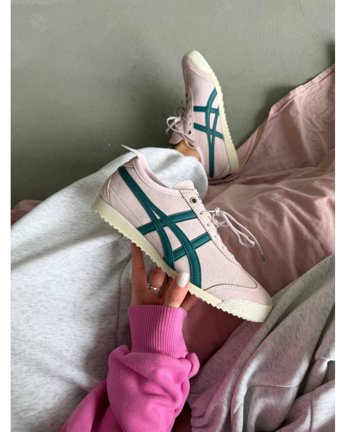 Asics Onitsuka Tiger  Crystal Pink/Spruce Green