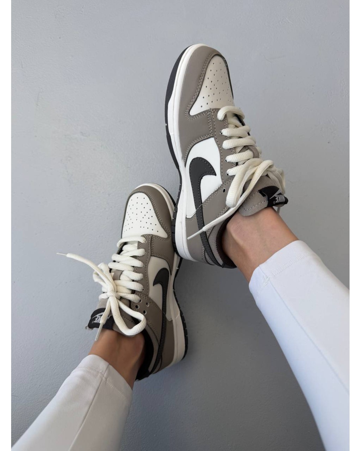 Nike Sb Dunk Grey/White/Black Swoosh