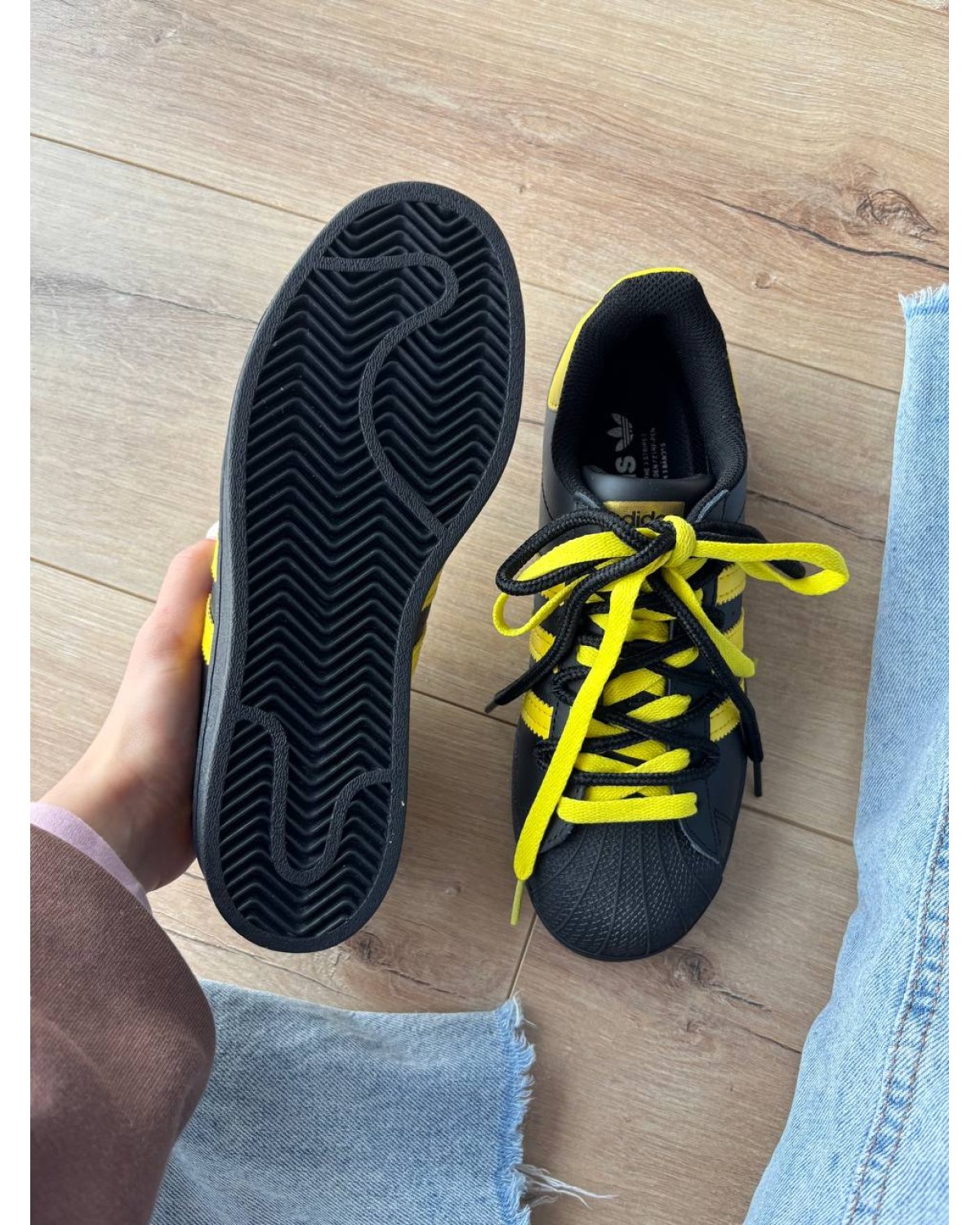 Adidas Superstar Pokemon Black Yellow Custom