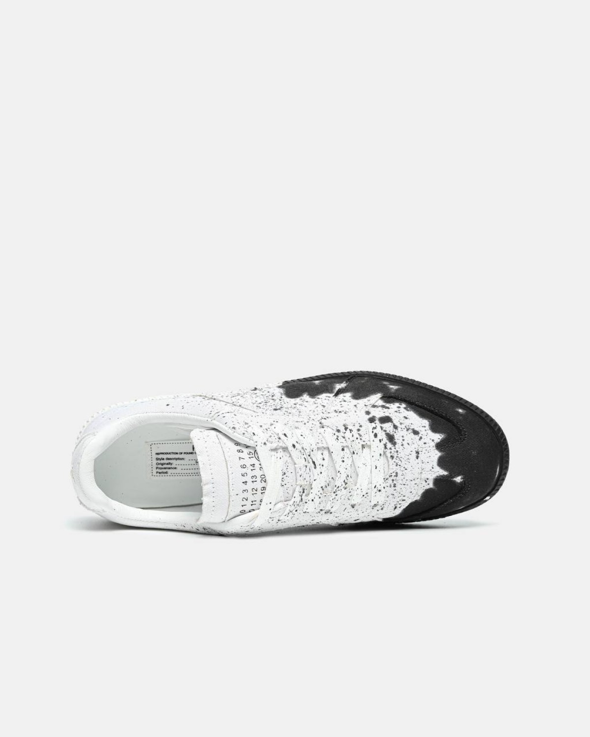 Maison Margiela White Black Paint