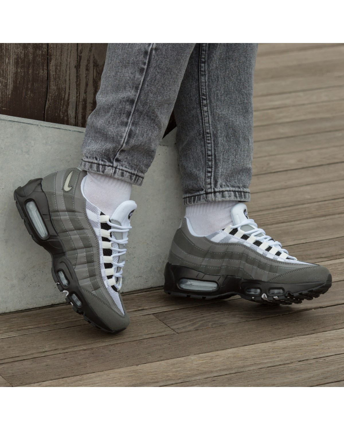 Nike Air Max 95 Grey Black  Suede