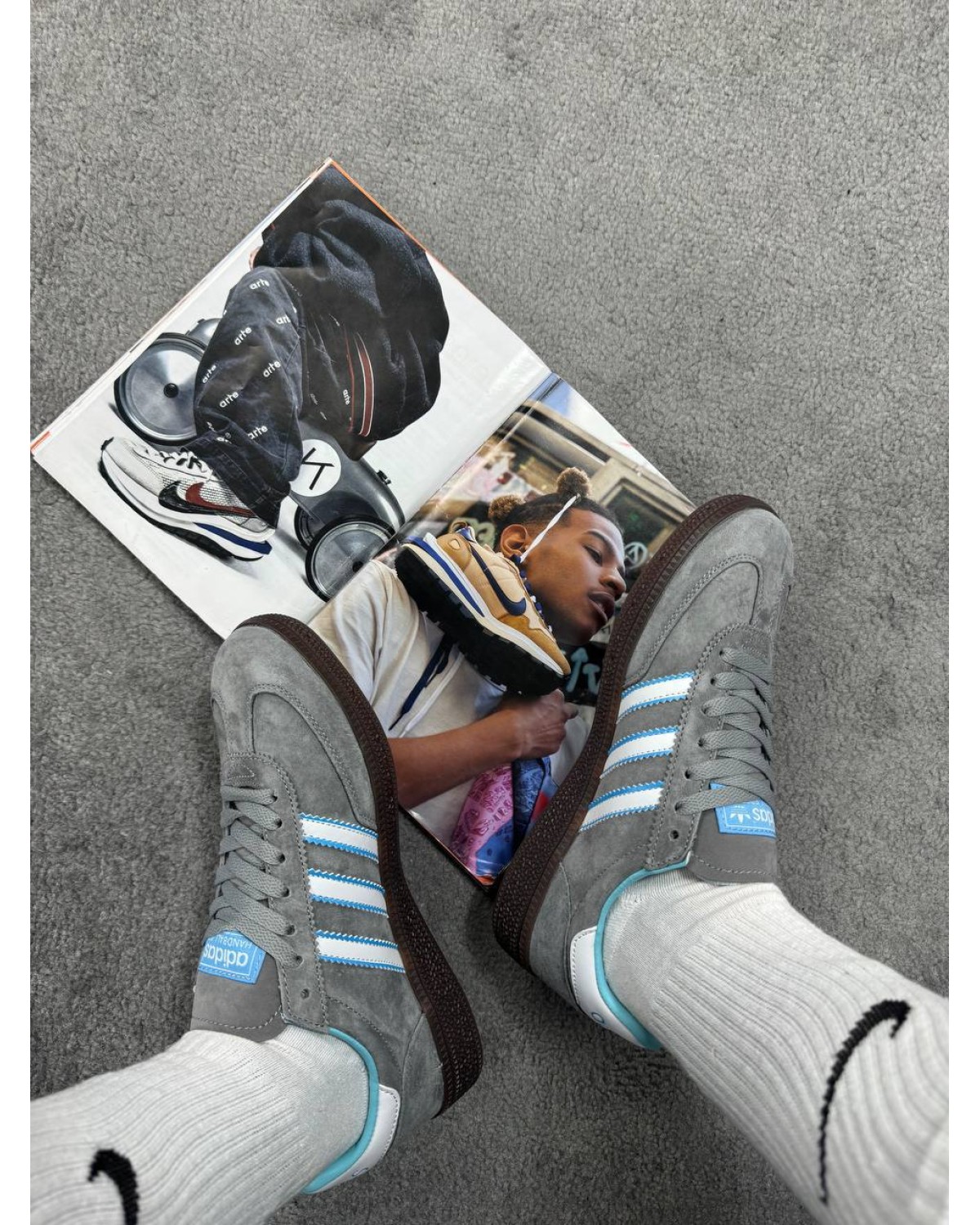 Adidas Handball Spezial Grey Blue