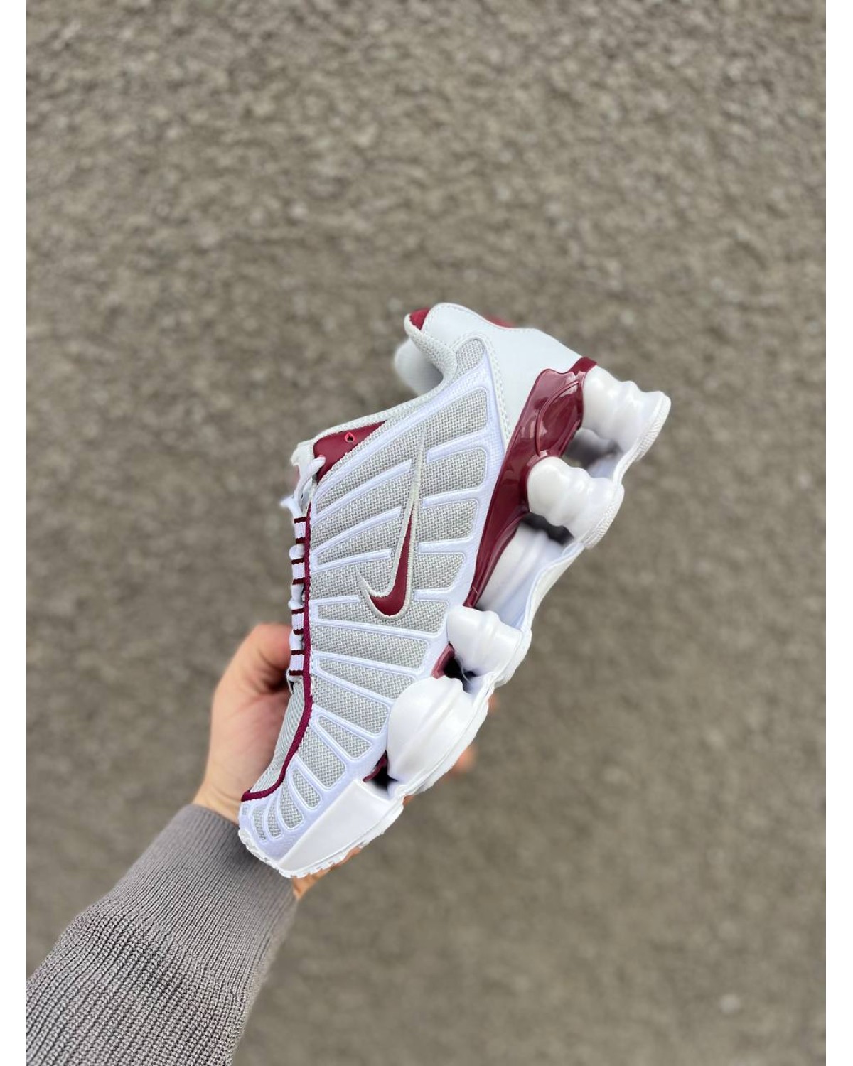 Nike Air Max Shox TL White Bugrundy