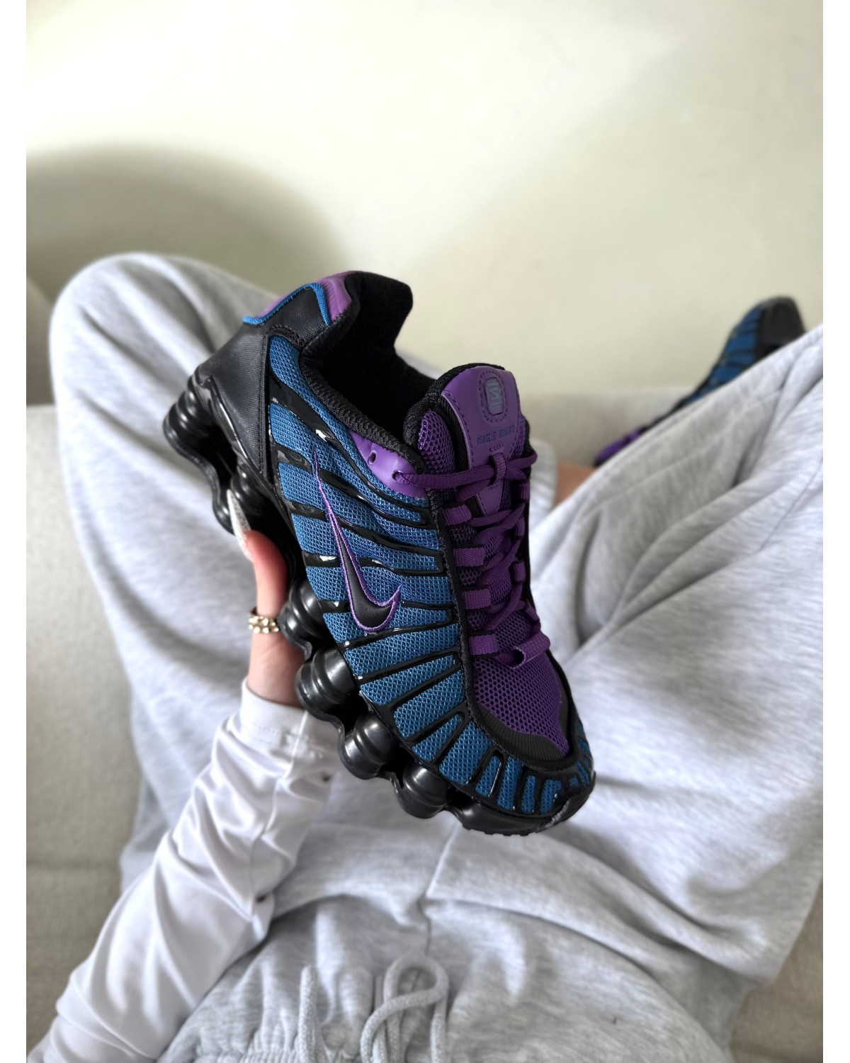 Nike Shox TL Blue Violet Black