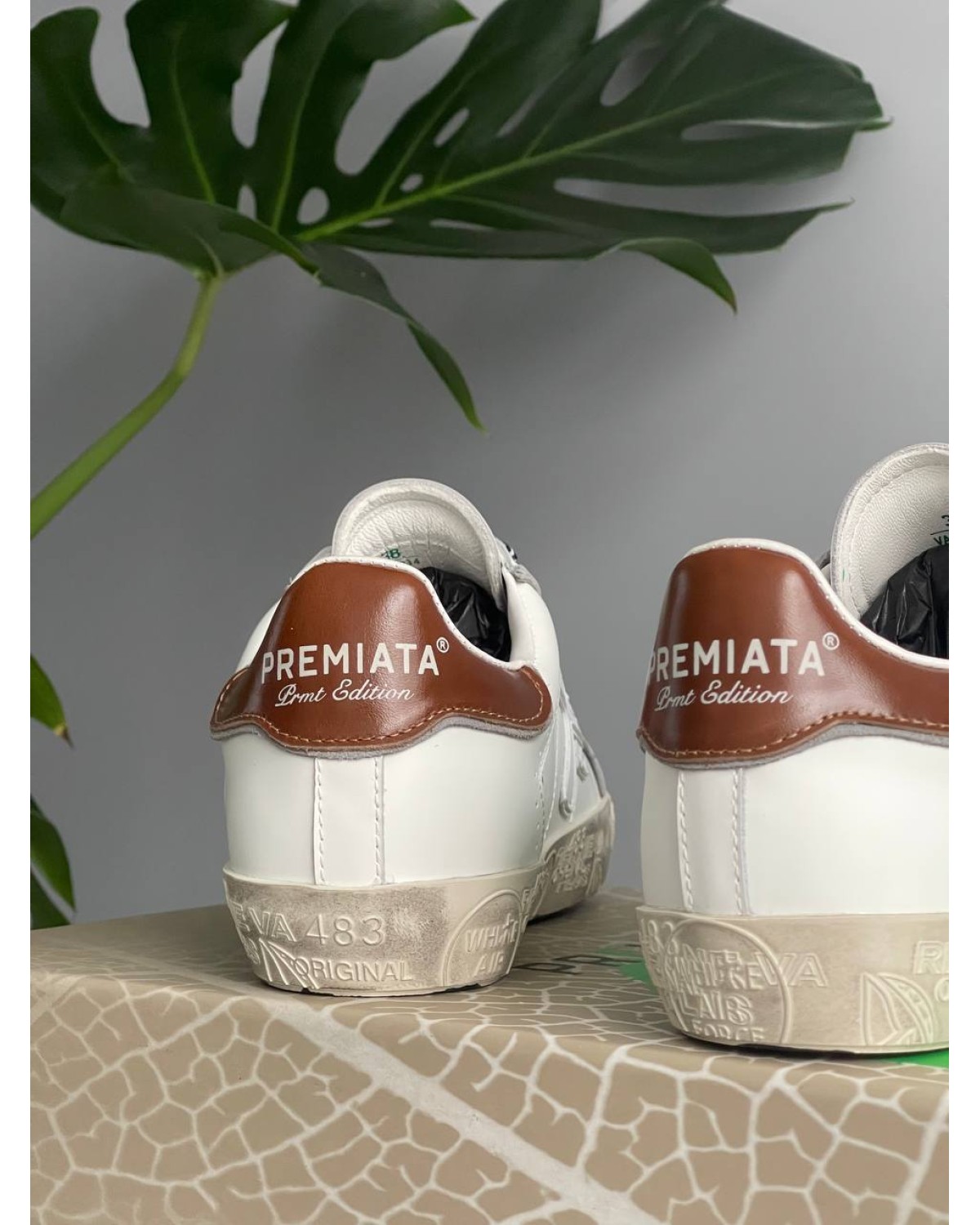 Premiata Stevend 6483 Beige White Brown