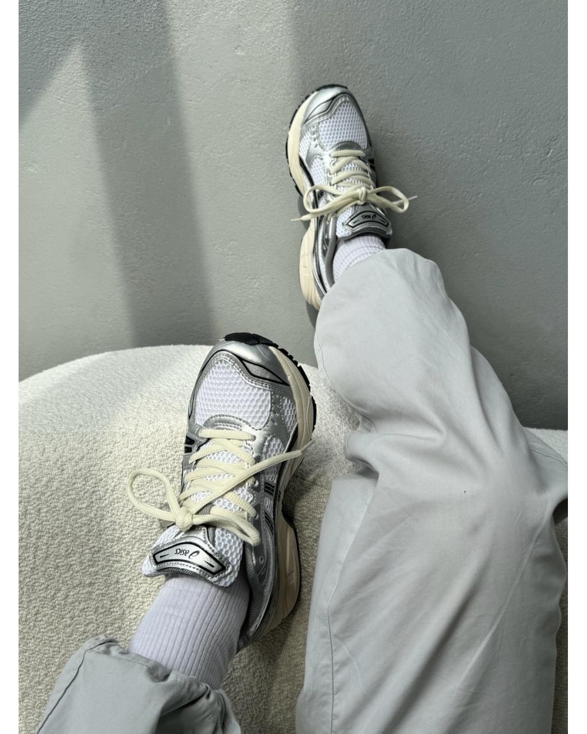 Asics Gel-Kayano 14 White/Silver/Black
