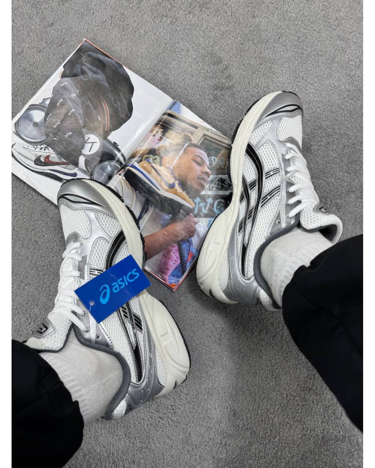Asics Gel Kayano 14 White Silver Asics Gel Kayano 14 White Silver