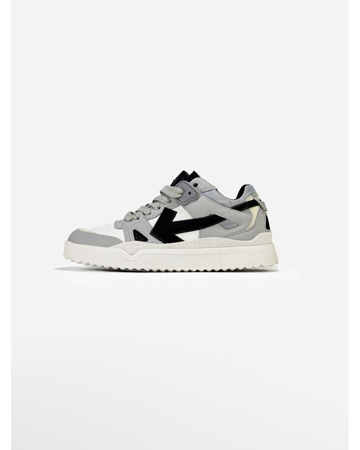 Off-White Sponge Mid Top White/Grey