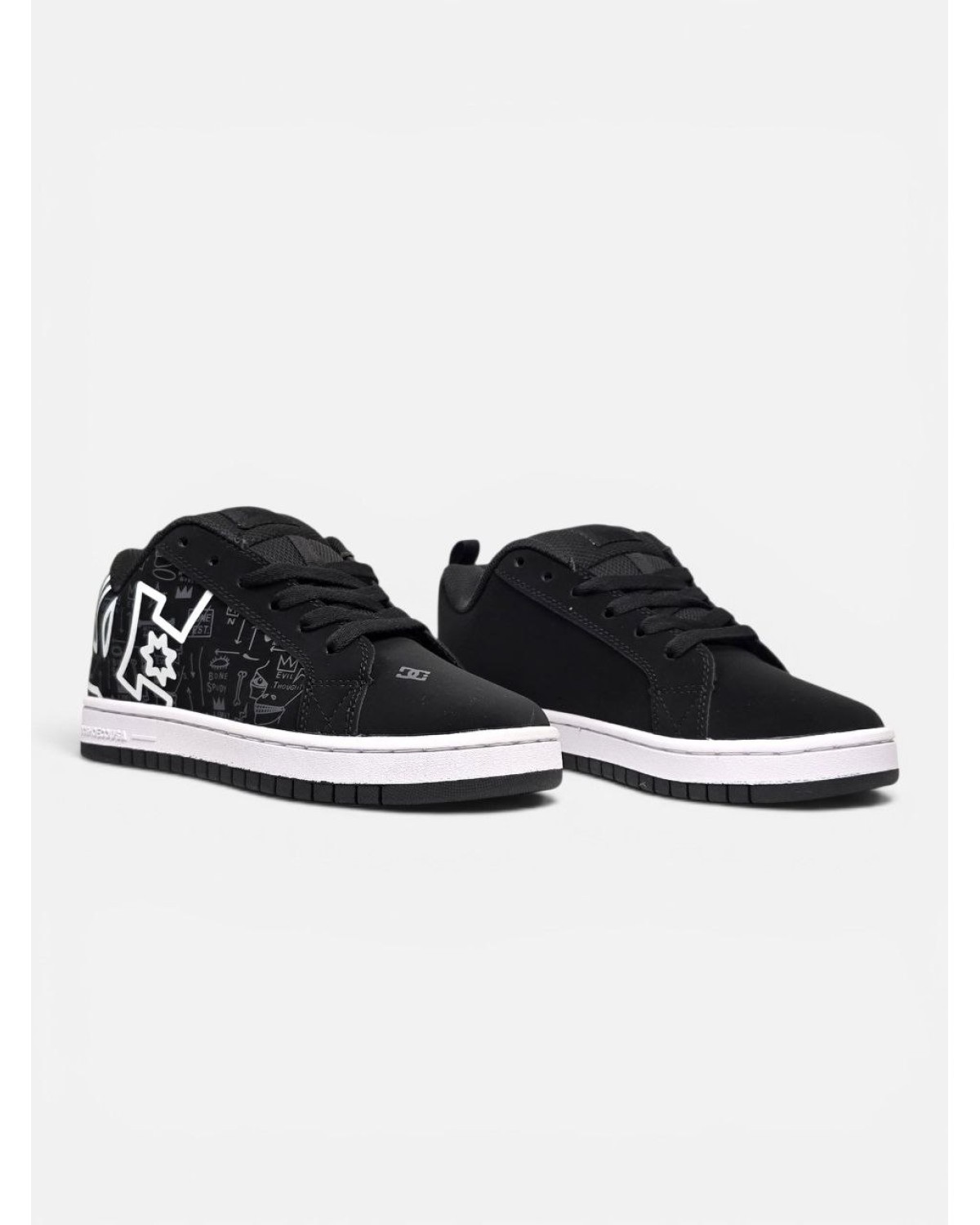 DC Shoes Court Graffik Black White DC Shoes Court Graffik Black White
