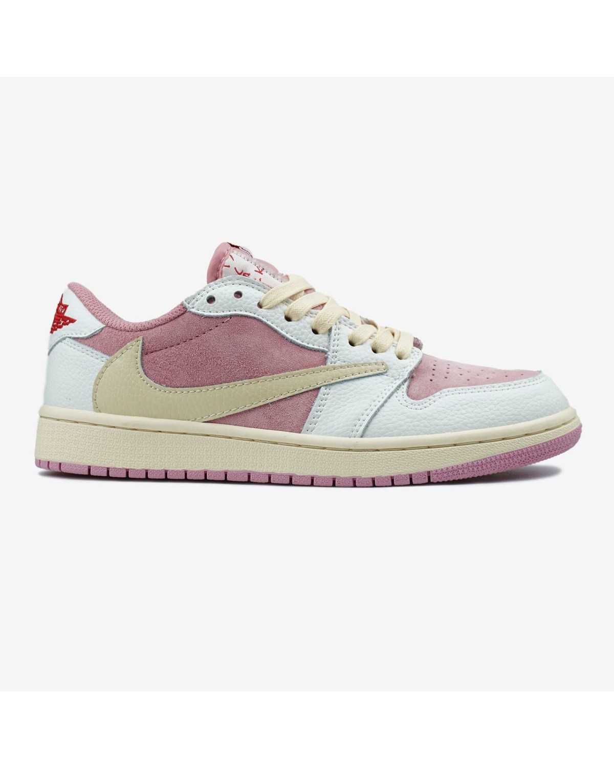 Jordan 1 Low OG SP Travis Scott Pink White Beige Jordan 1 Low OG SP Travis Scott Pink White Beige