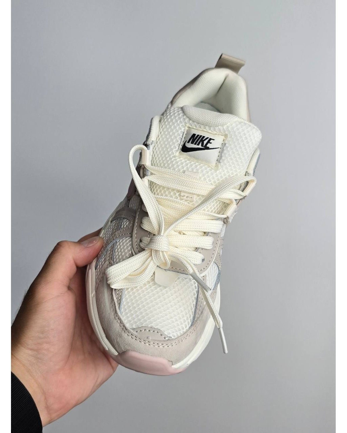 Nike V2K Run Cream/Beige/Pink