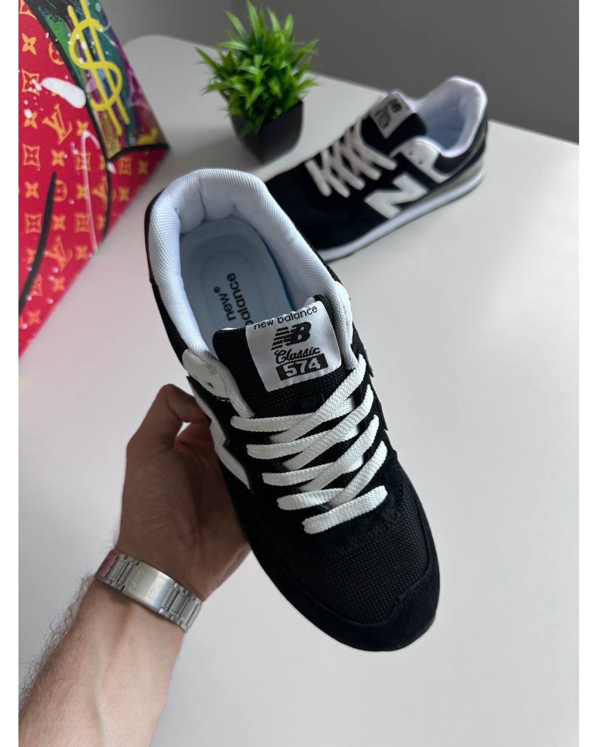 New Balance 574 Black/White New Balance 574 Black/White