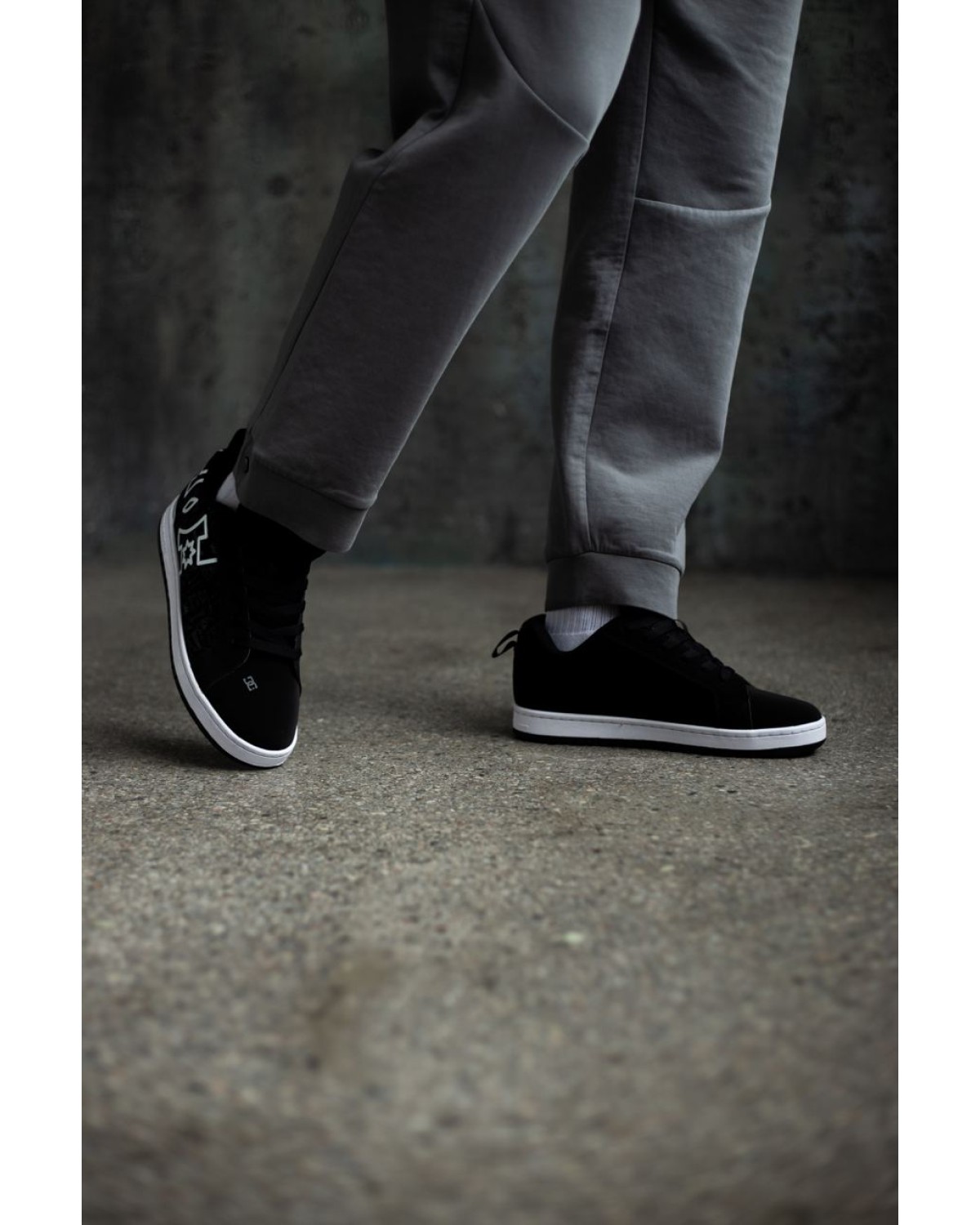 DC Shoes Court Graffik Black White DC Shoes Court Graffik Black White