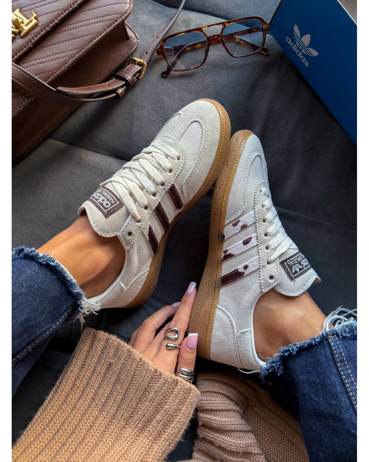 Adidas Spezial Cow Print Beige Brown Adidas Spezial Cow Print Beige Brown