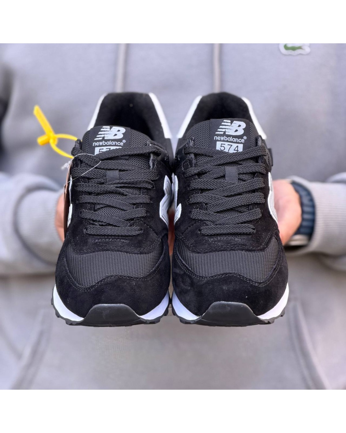 New Balance 574 Cordura Black White New Balance 574 Cordura Black White