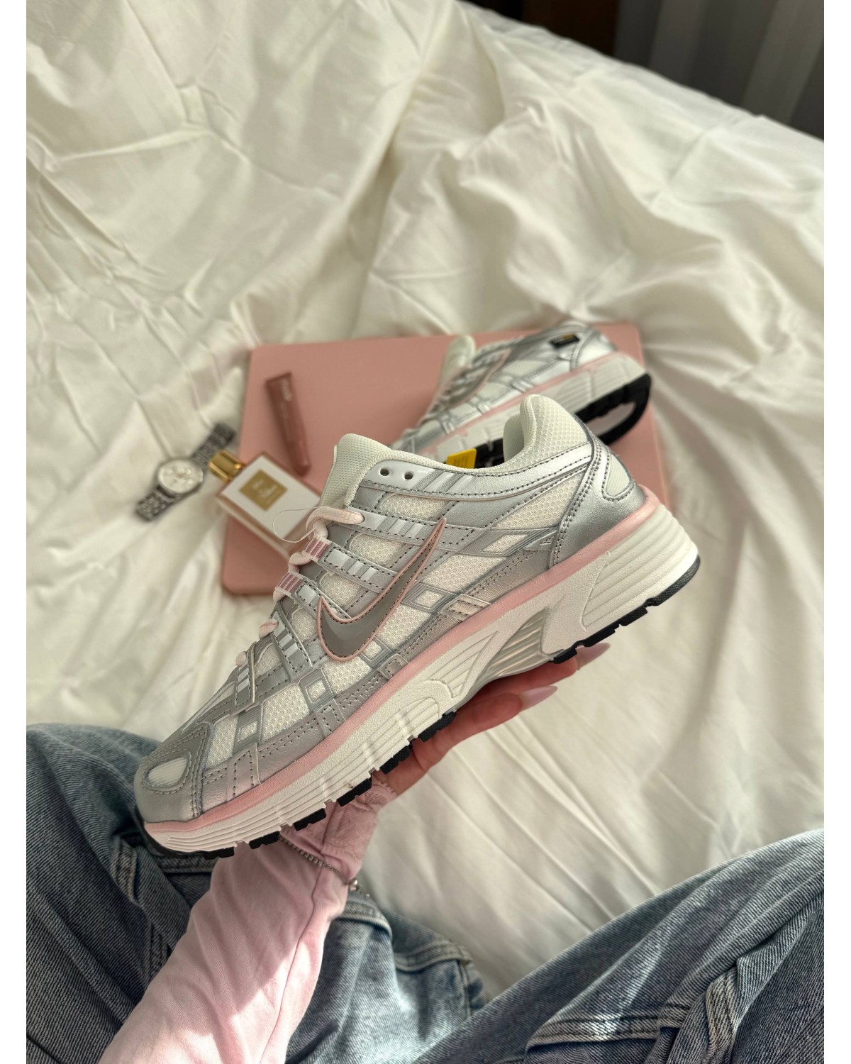 Nike P-6000 White Pink Cordura Nike P-6000 White Pink Cordura