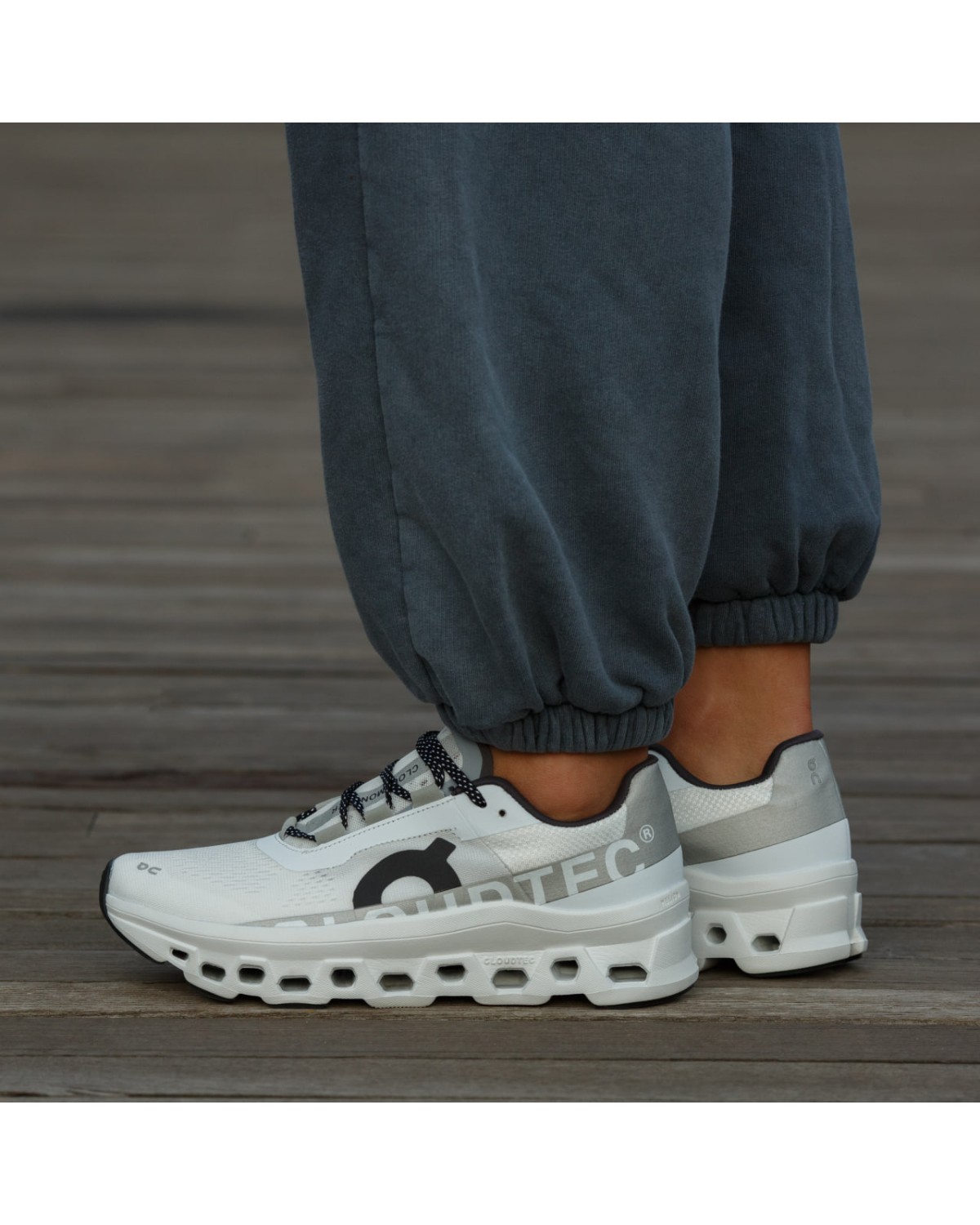 On Cloudmonster Undyed White