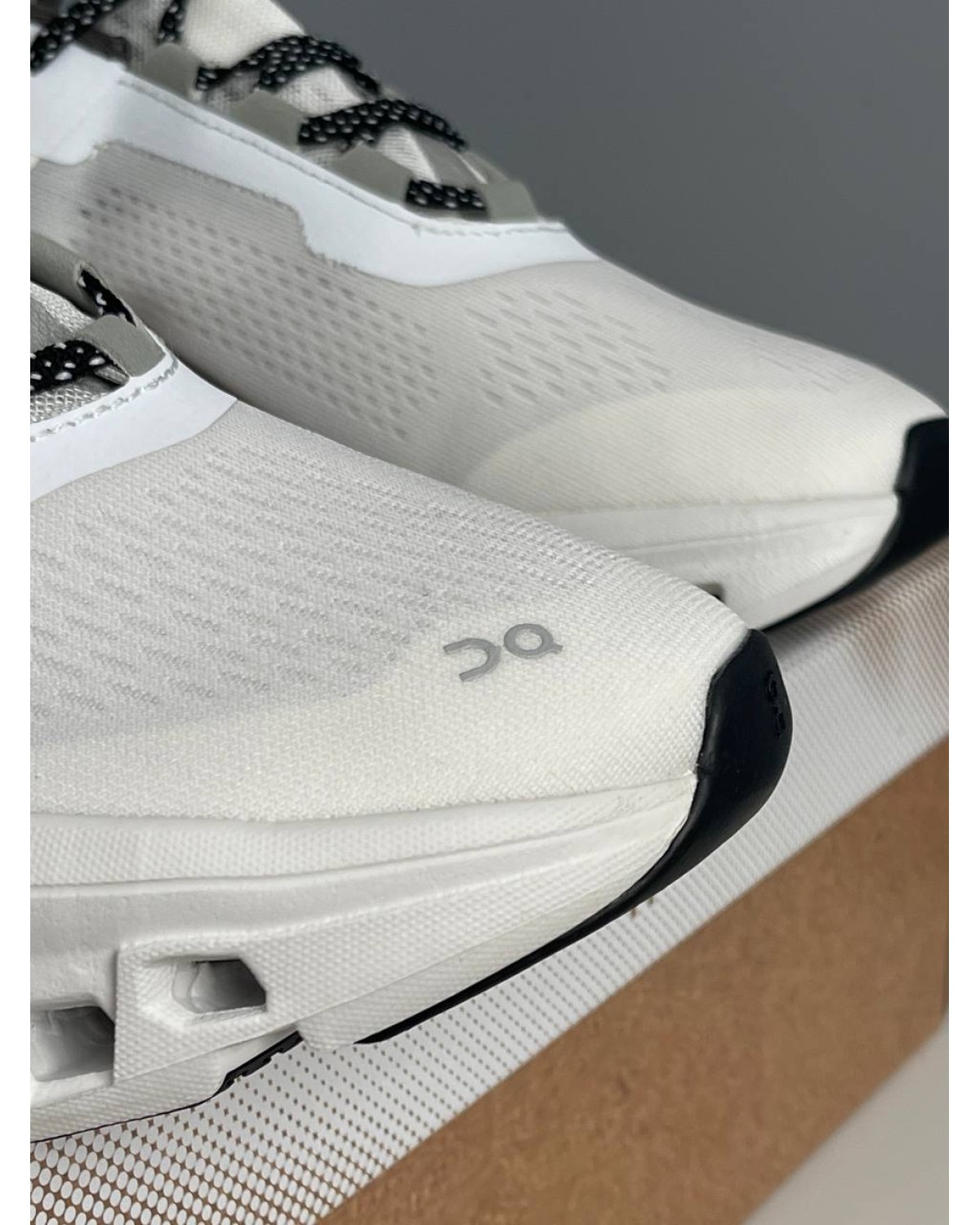 On Cloudmonster White Grey