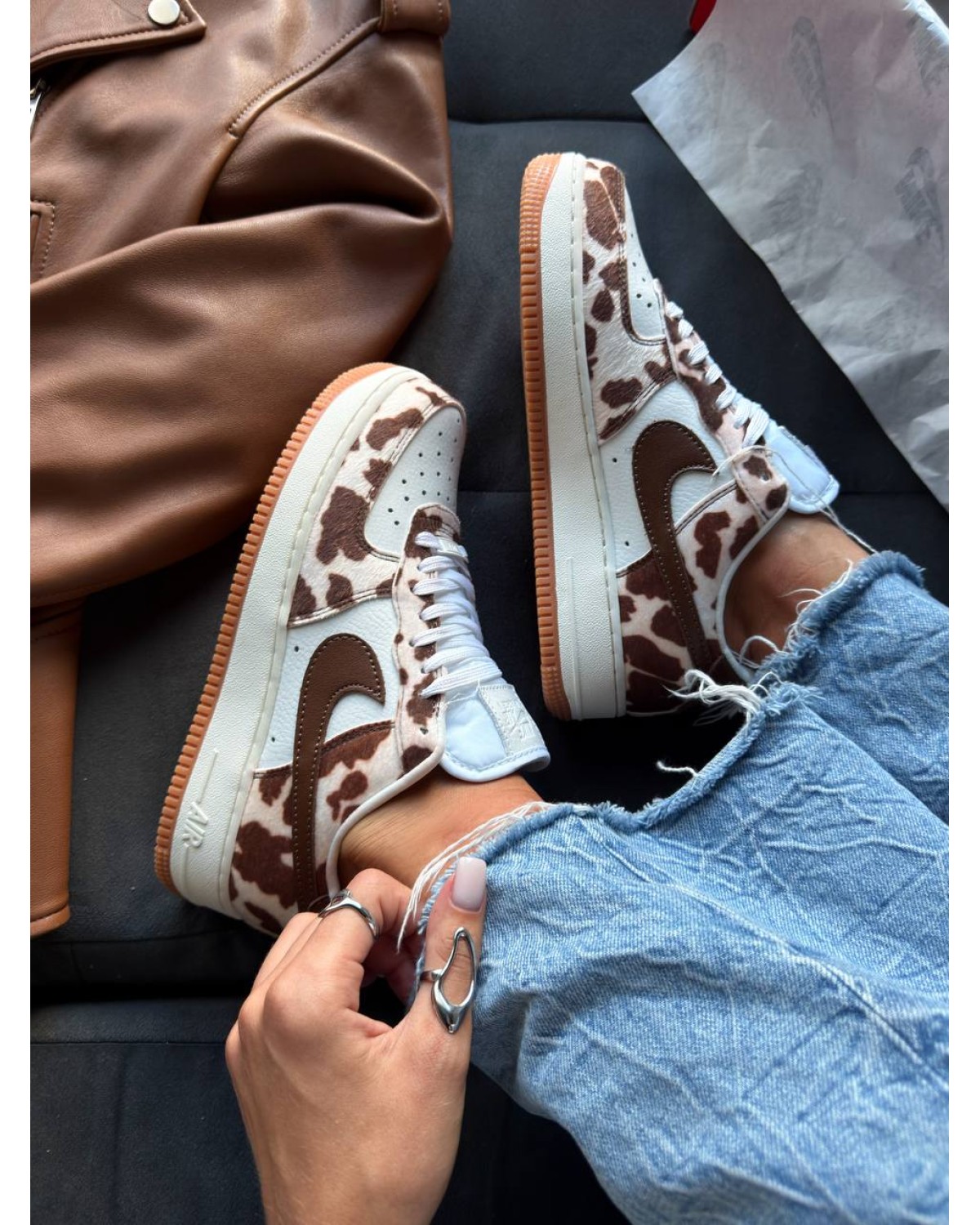 Nike Air Force 1 Low Cow Print Field
