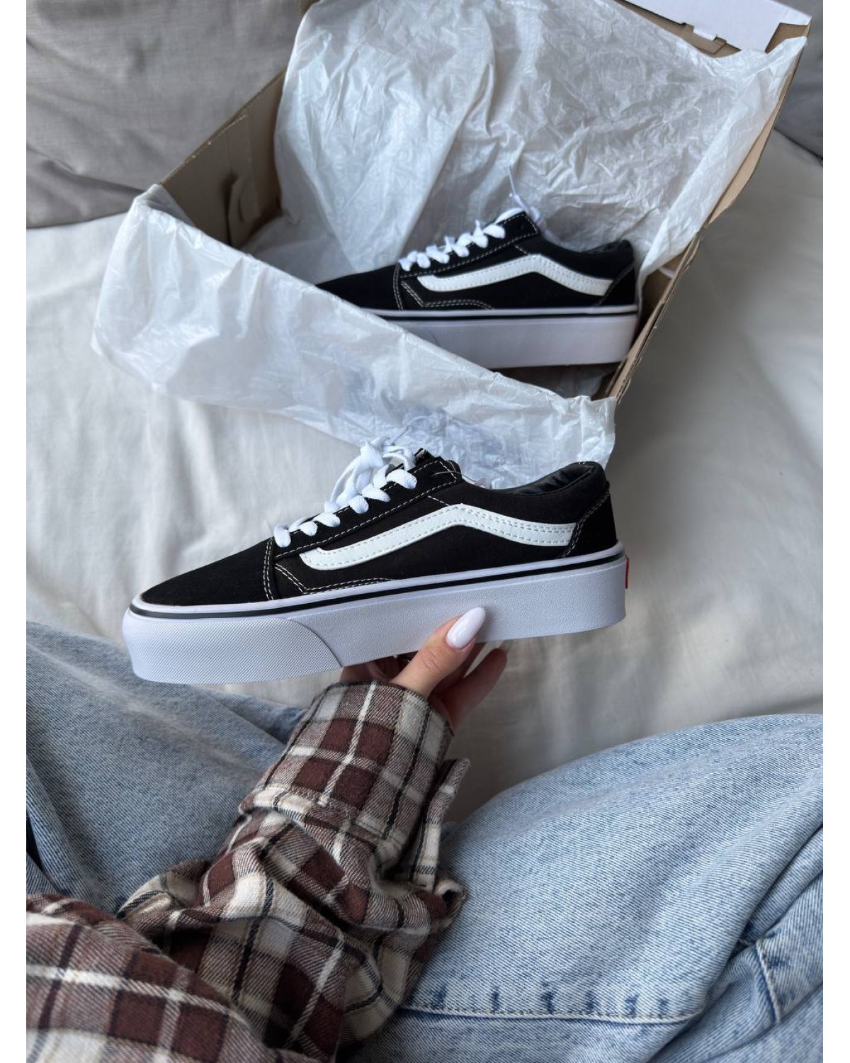 Vans Old Skool Black/White Platform