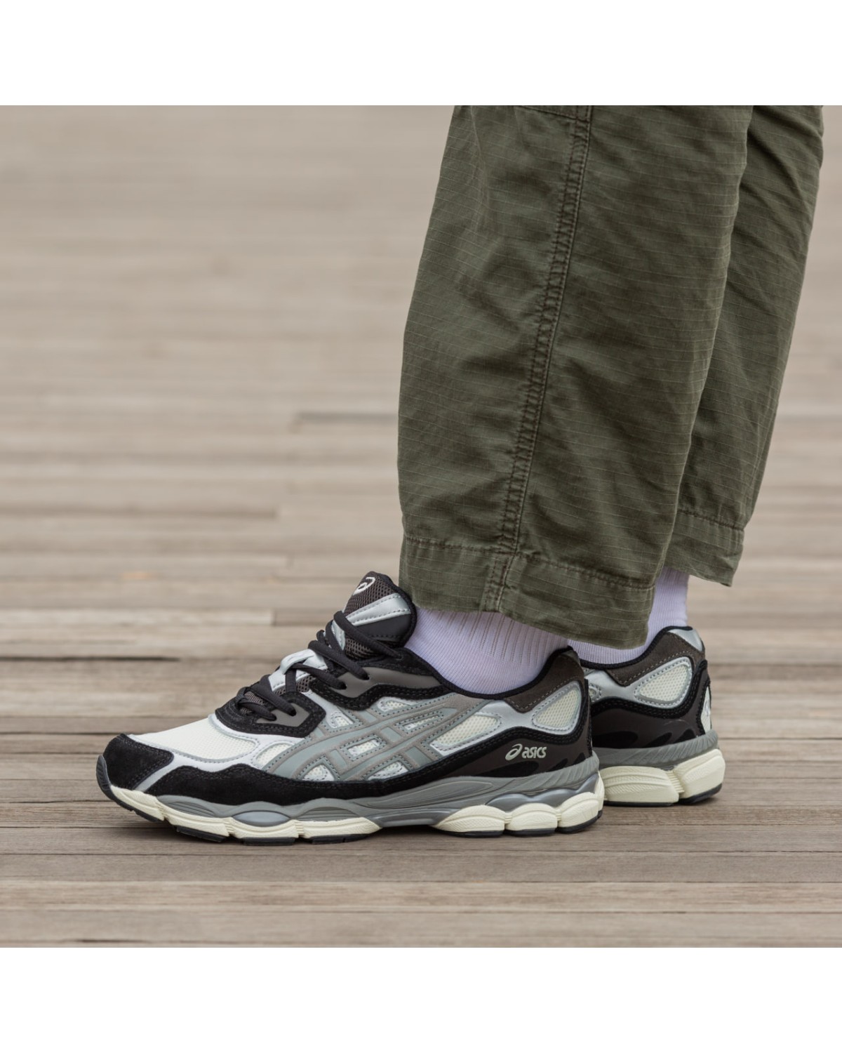Asics Gel-NYC White Black Grey
