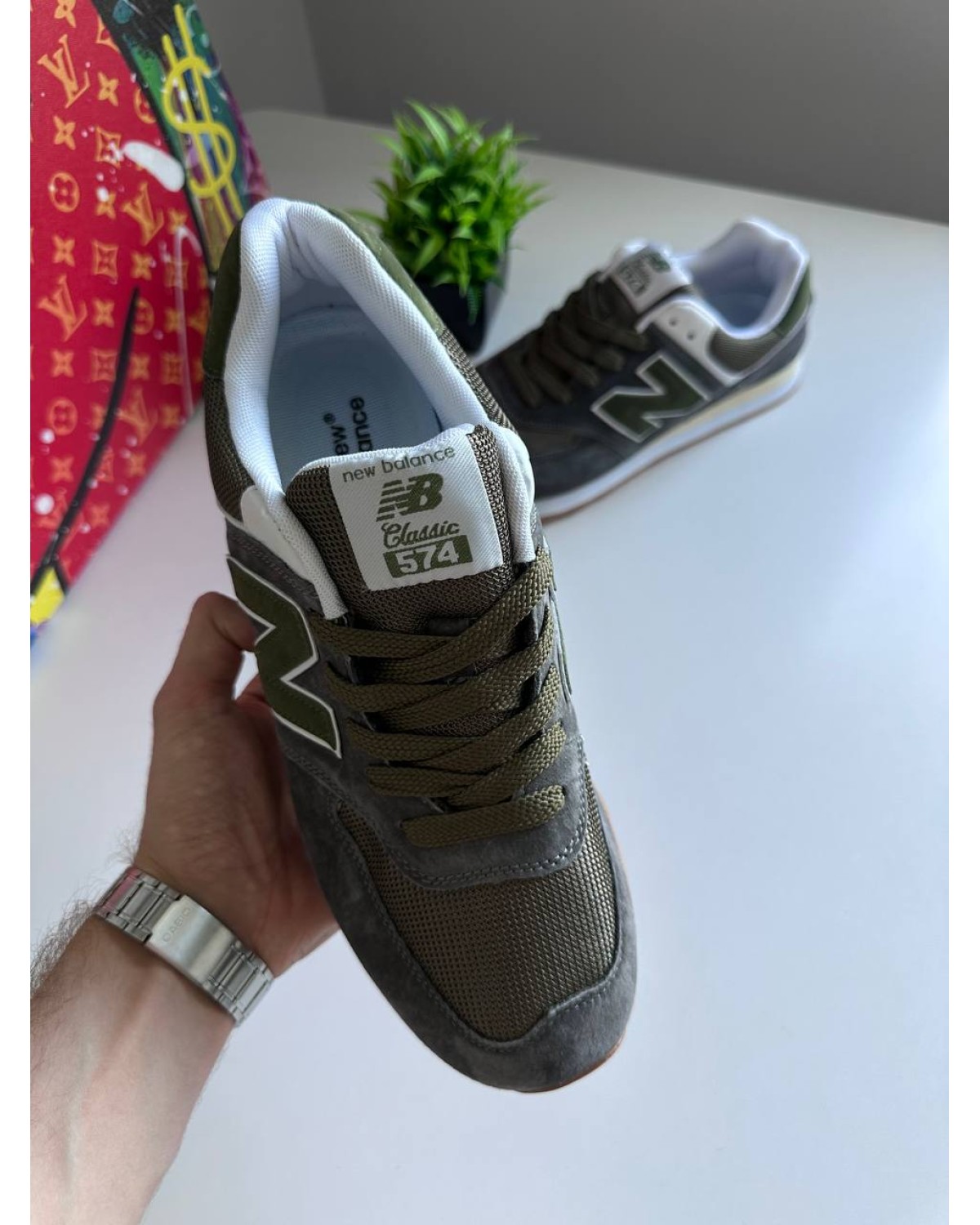 New Balance 574 Grey Green