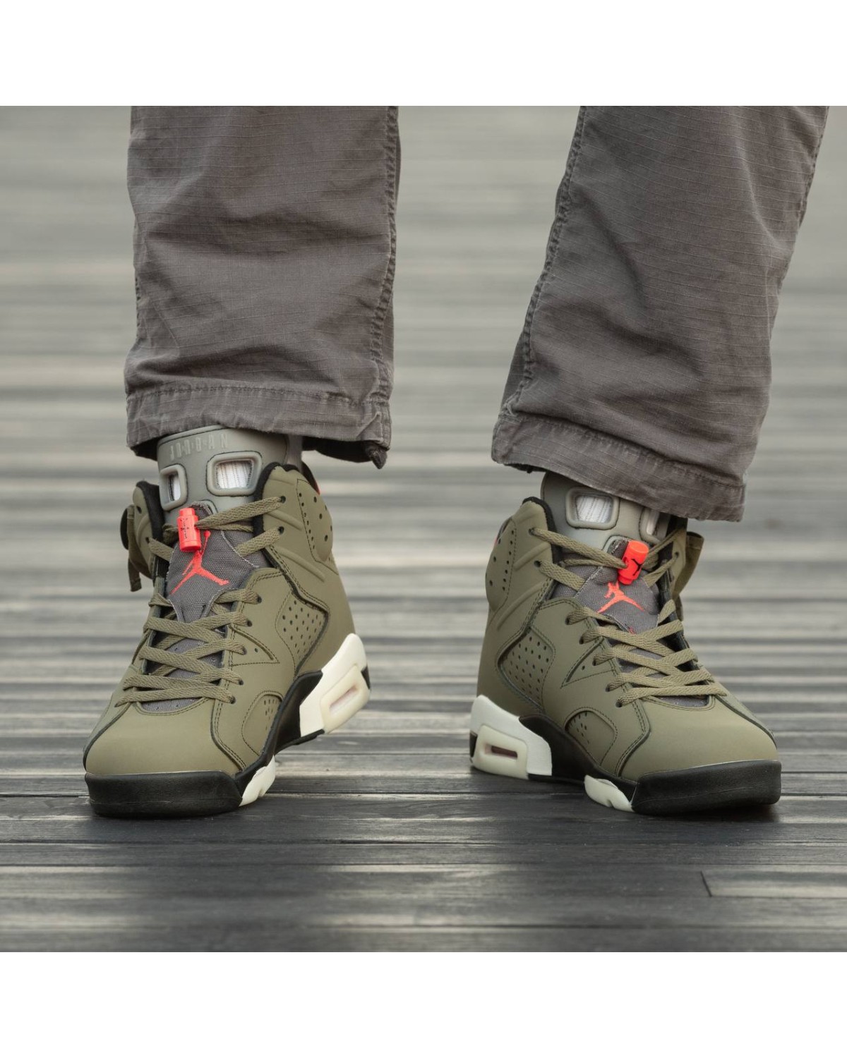 Air Jordan Retro 6 x Trawis Scott Haki Air Jordan Retro 6 x Trawis Scott Haki