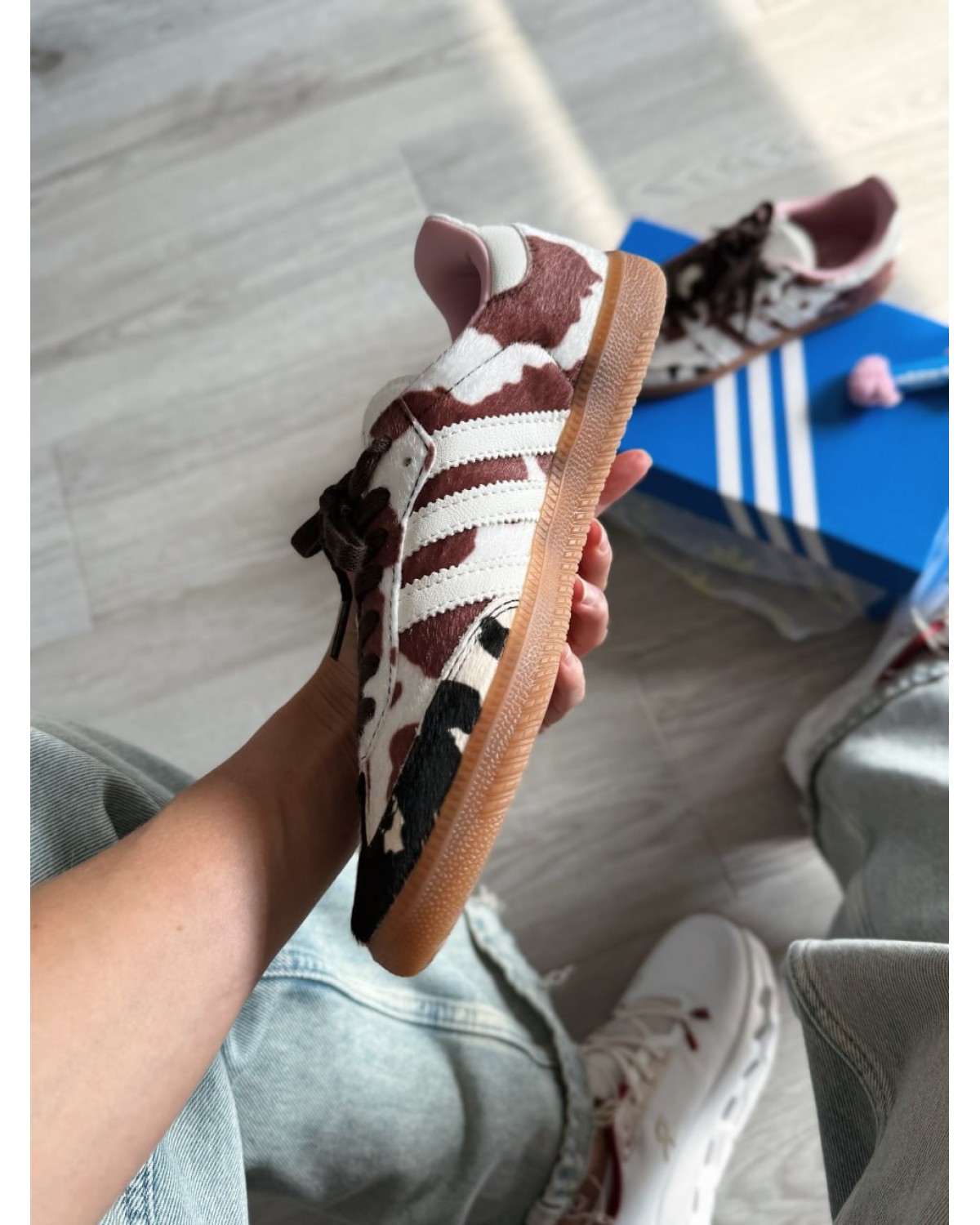 Adidas Samba Cow Print