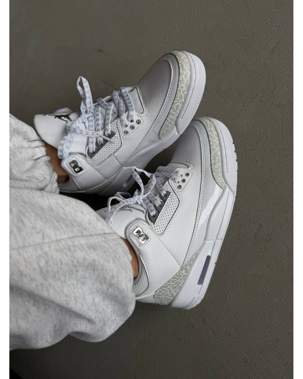 Nike Air Jordan Retro 3 White/Silver
