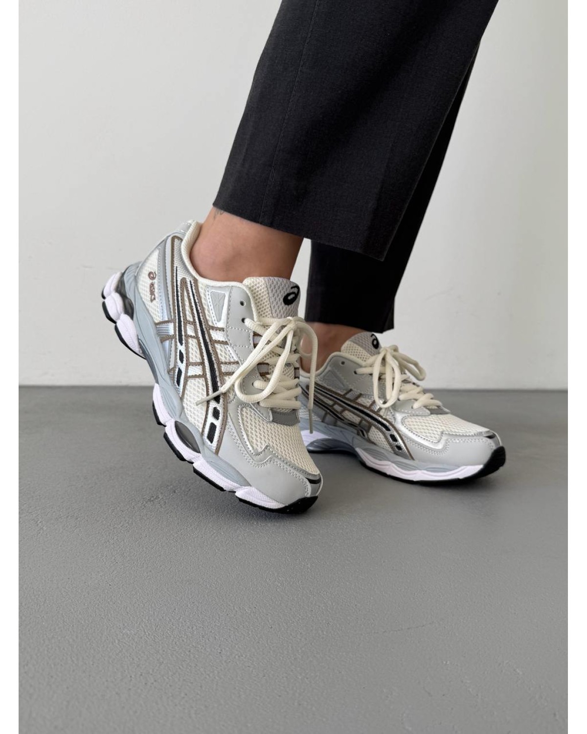 Asics Gel-NYC 2055 Cream Pure Silver Asics Gel-NYC 2055 Cream Pure Silver