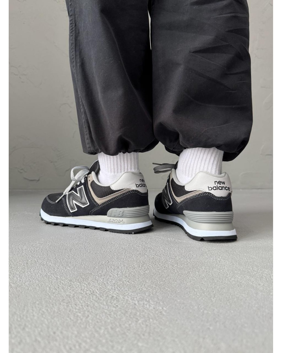 New Balance 574 Black Grey