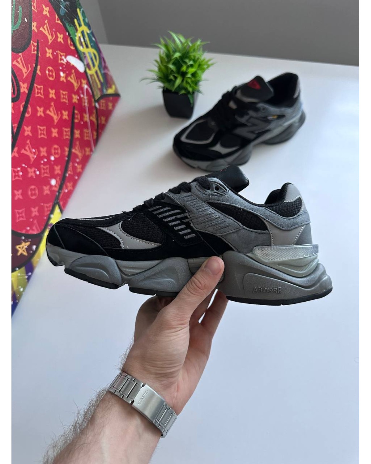New Balance 9060 Cordura Gore-tex Black Grey Thermo