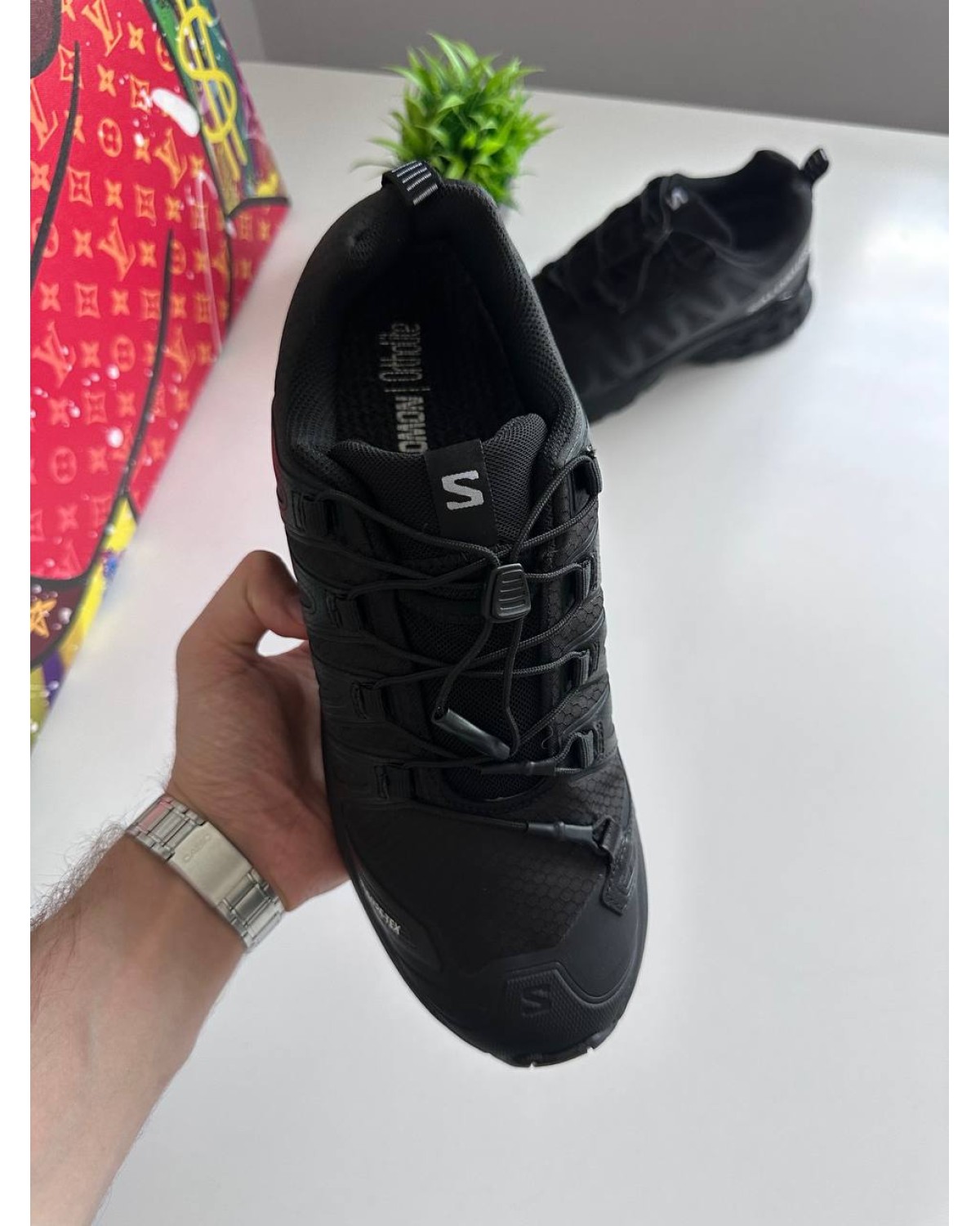 Salomon XA Pro 3D v9 GTX Gore-Tex Black White Salomon XA Pro 3D v9 GTX Gore-Tex Black White