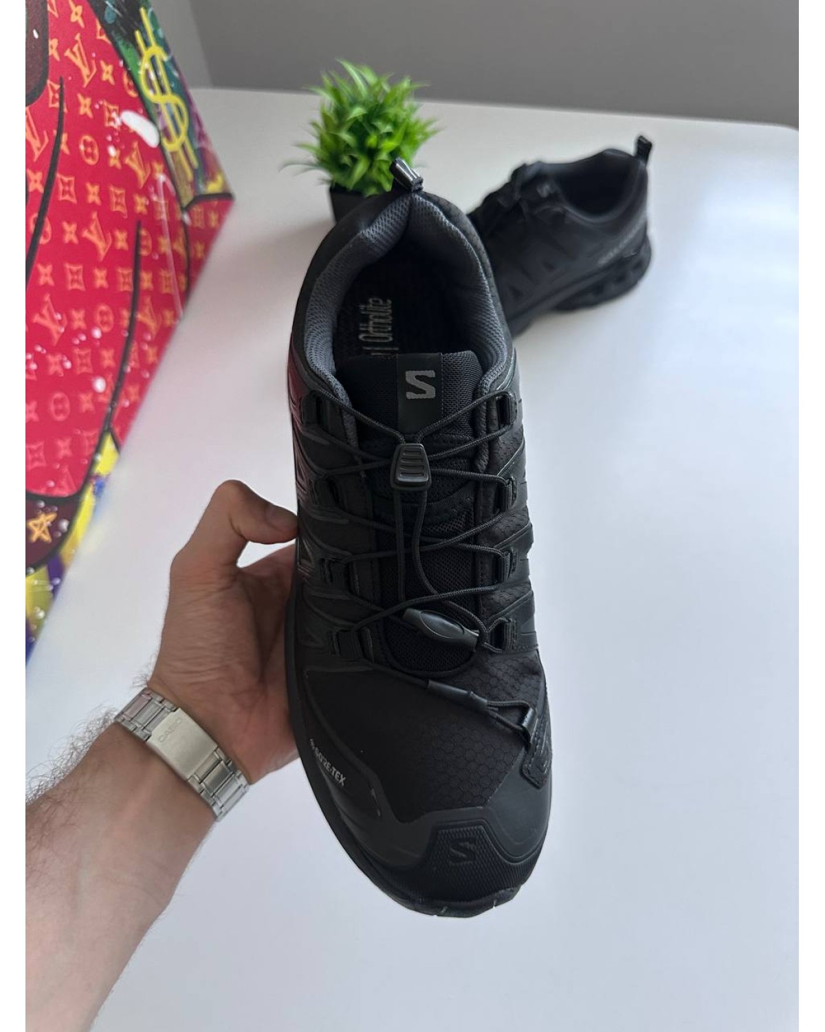 Salomon XA Pro 3D v9 GTX Gore-Tex Black Grey Salomon XA Pro 3D v9 GTX Gore-Tex Black Grey