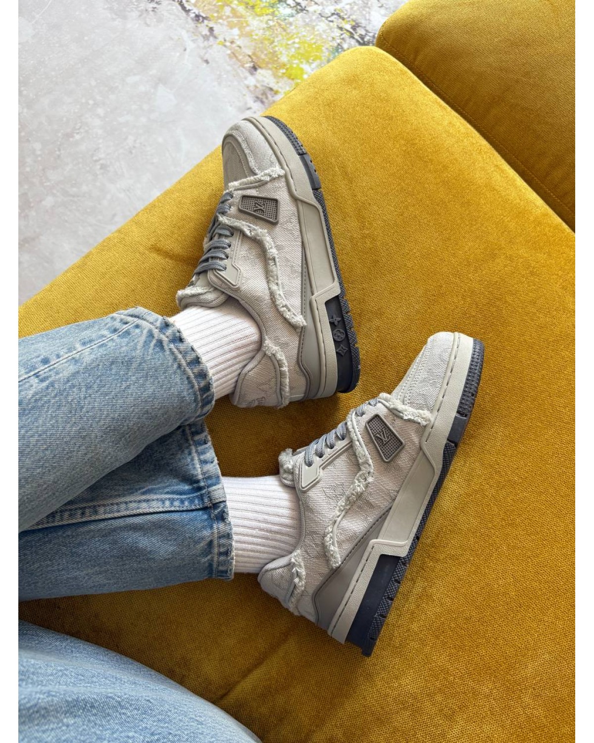 Louis Vuitton Trainer Grey Louis Vuitton Trainer Grey
