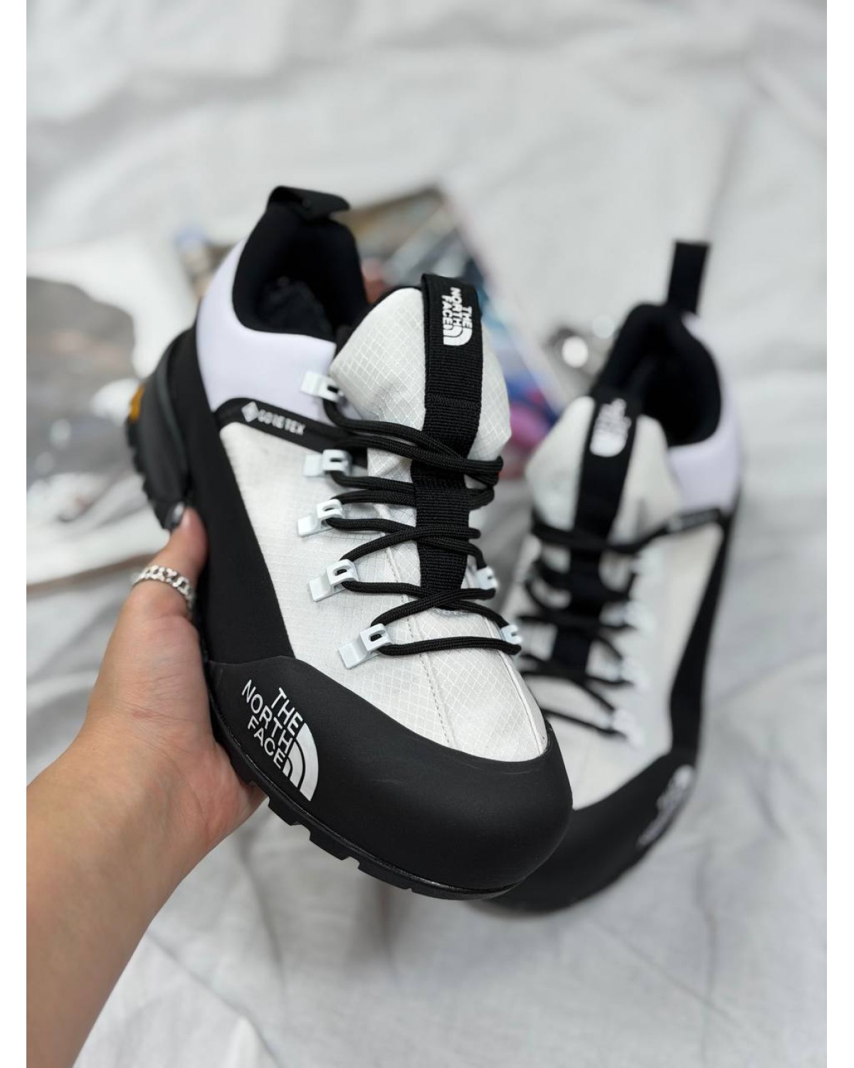 The North Face Black White Gore Tex