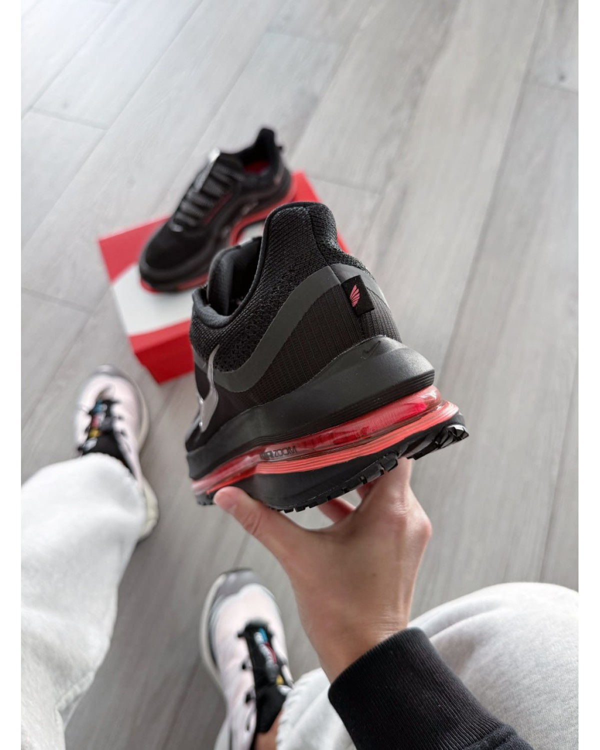 Nike Pegasus PRM Black Bright Crimson Nike Pegasus PRM Black Bright Crimson