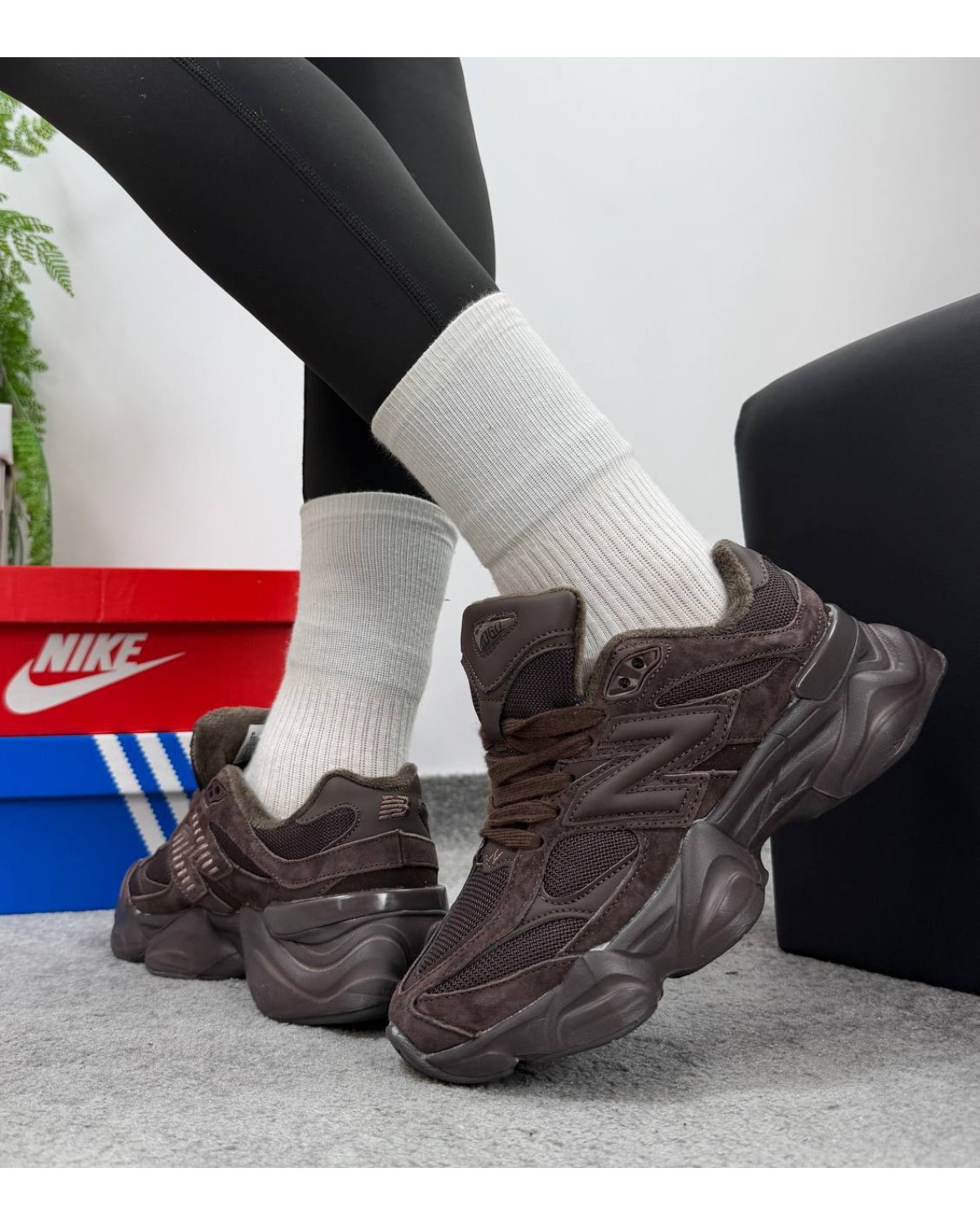 New Balance 9060 Dark Brown